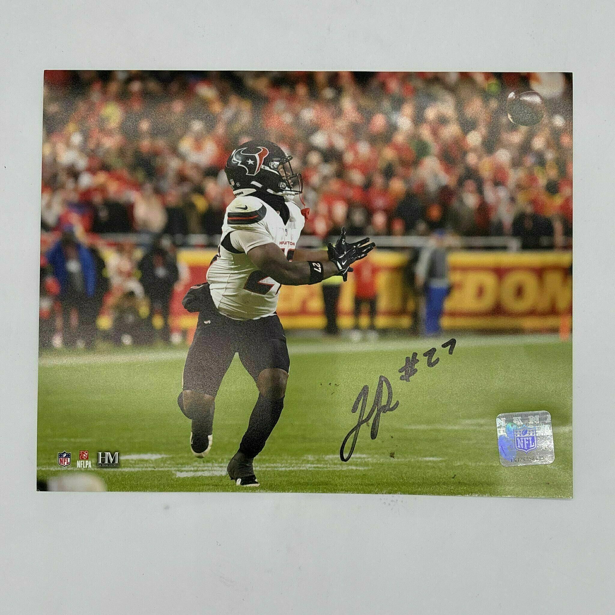 Jo'Quavious "Woody" Marks Marks Signed 8x10 - Catch