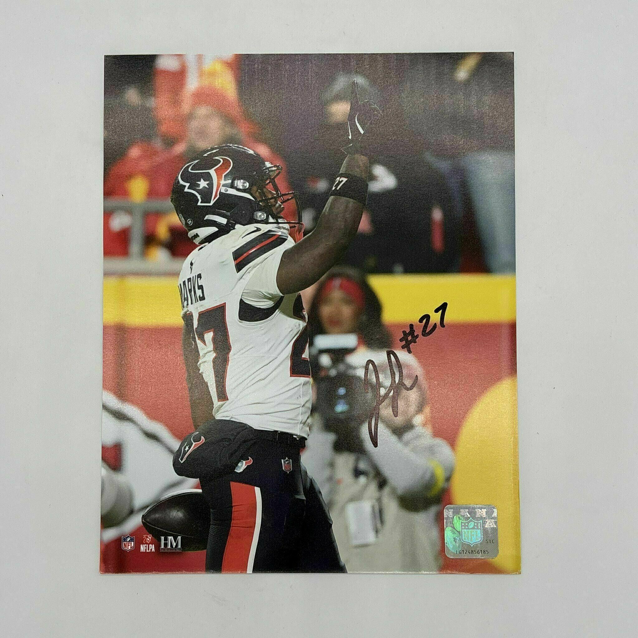 Jo'Quavious "Woody" Marks Marks Signed 8x10 - Pointing Up