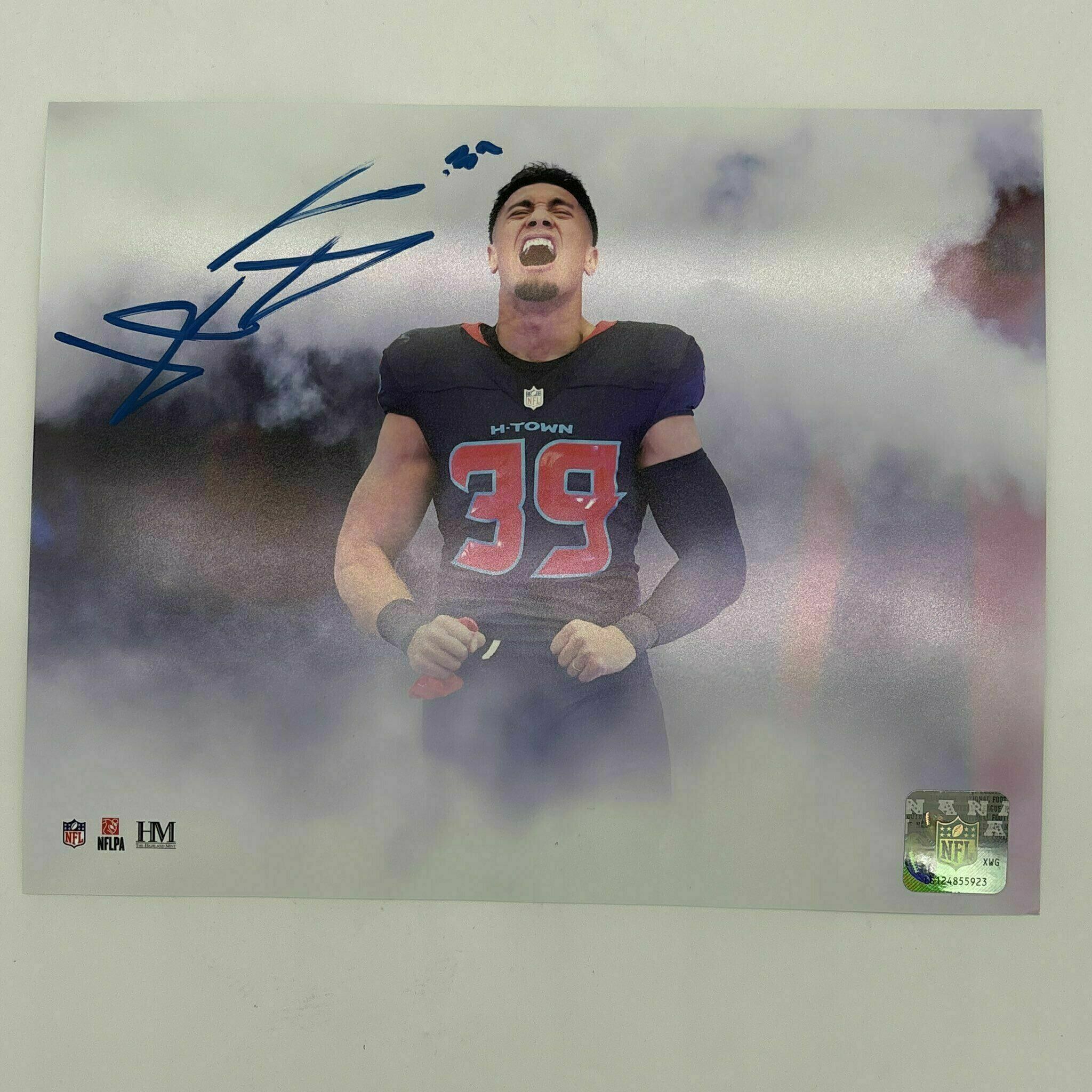 Henry To'oTo'o Signed 8x10 - Smoke