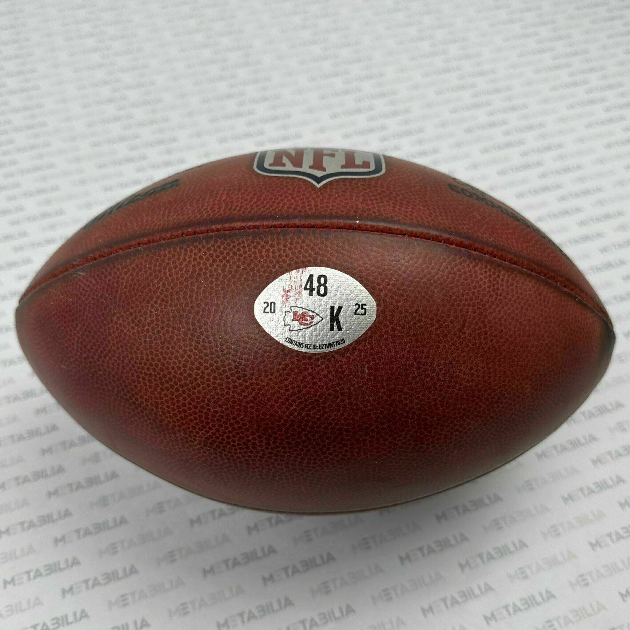 Chiefs Game-Used K-Ball #48