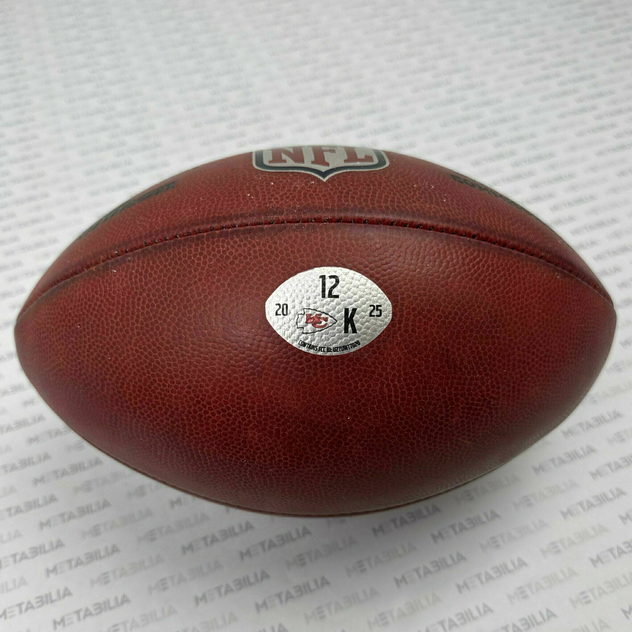 Chiefs Game-Used K-Ball #12