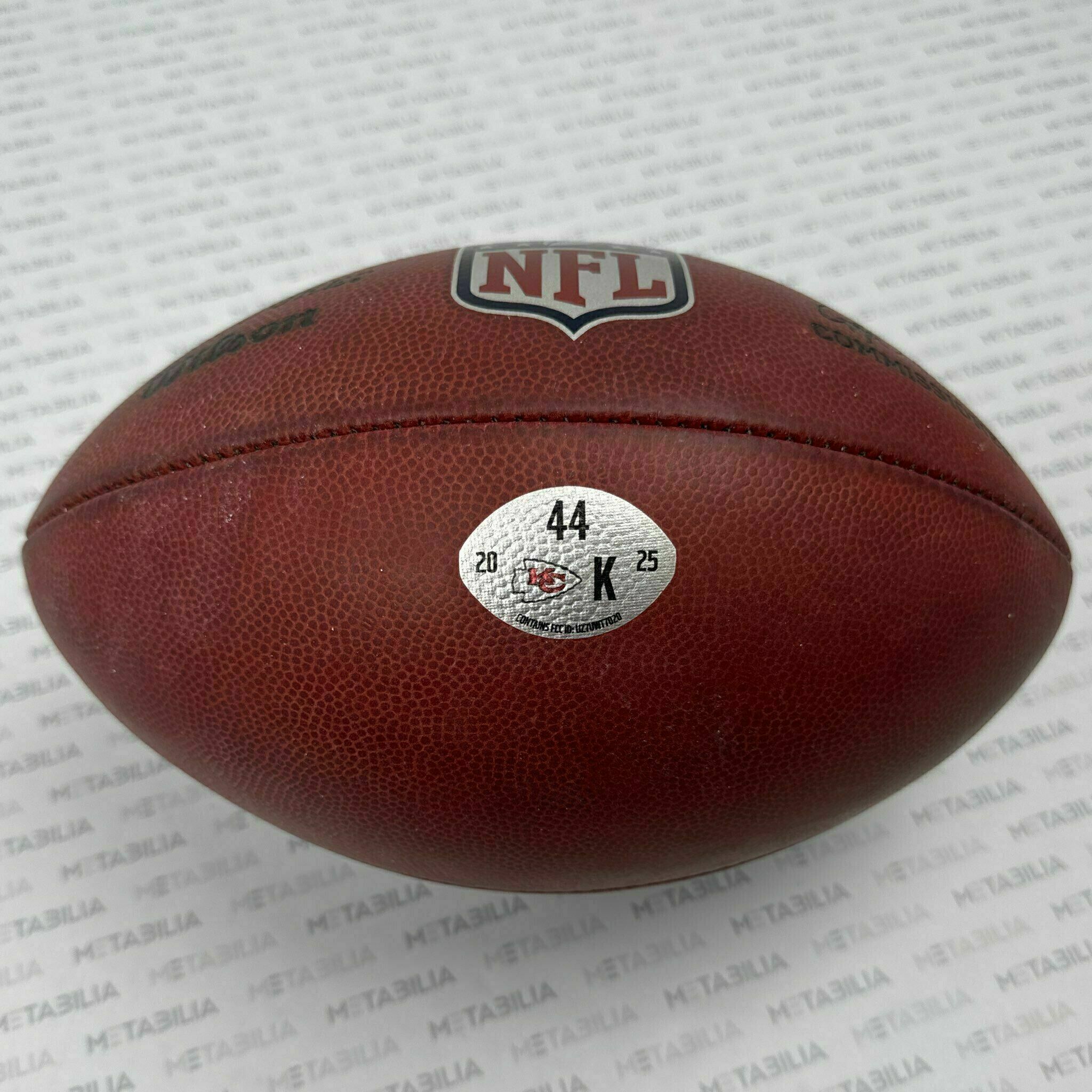 Chiefs Game-Used K-Ball #44