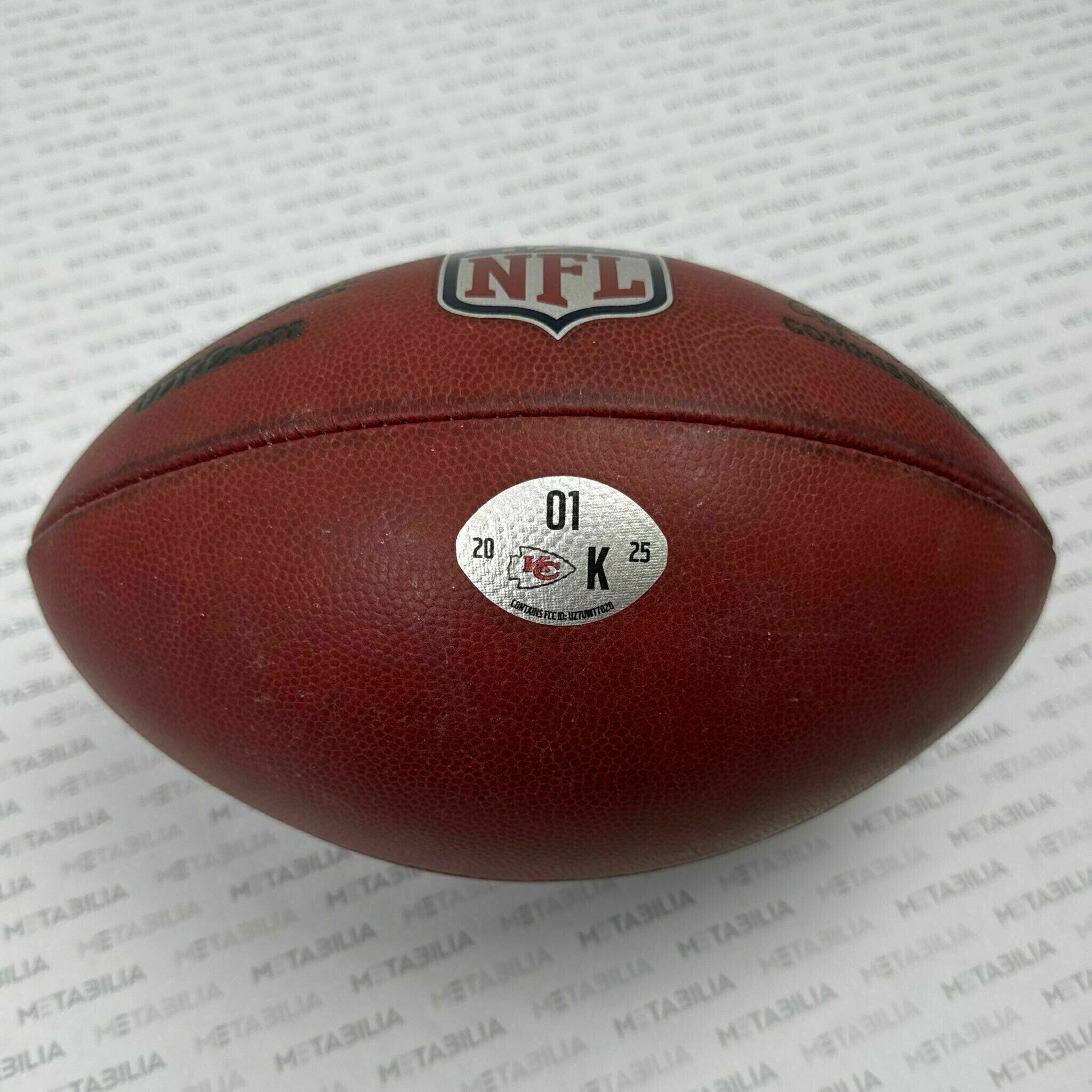Chiefs Game-Used K-Ball #01