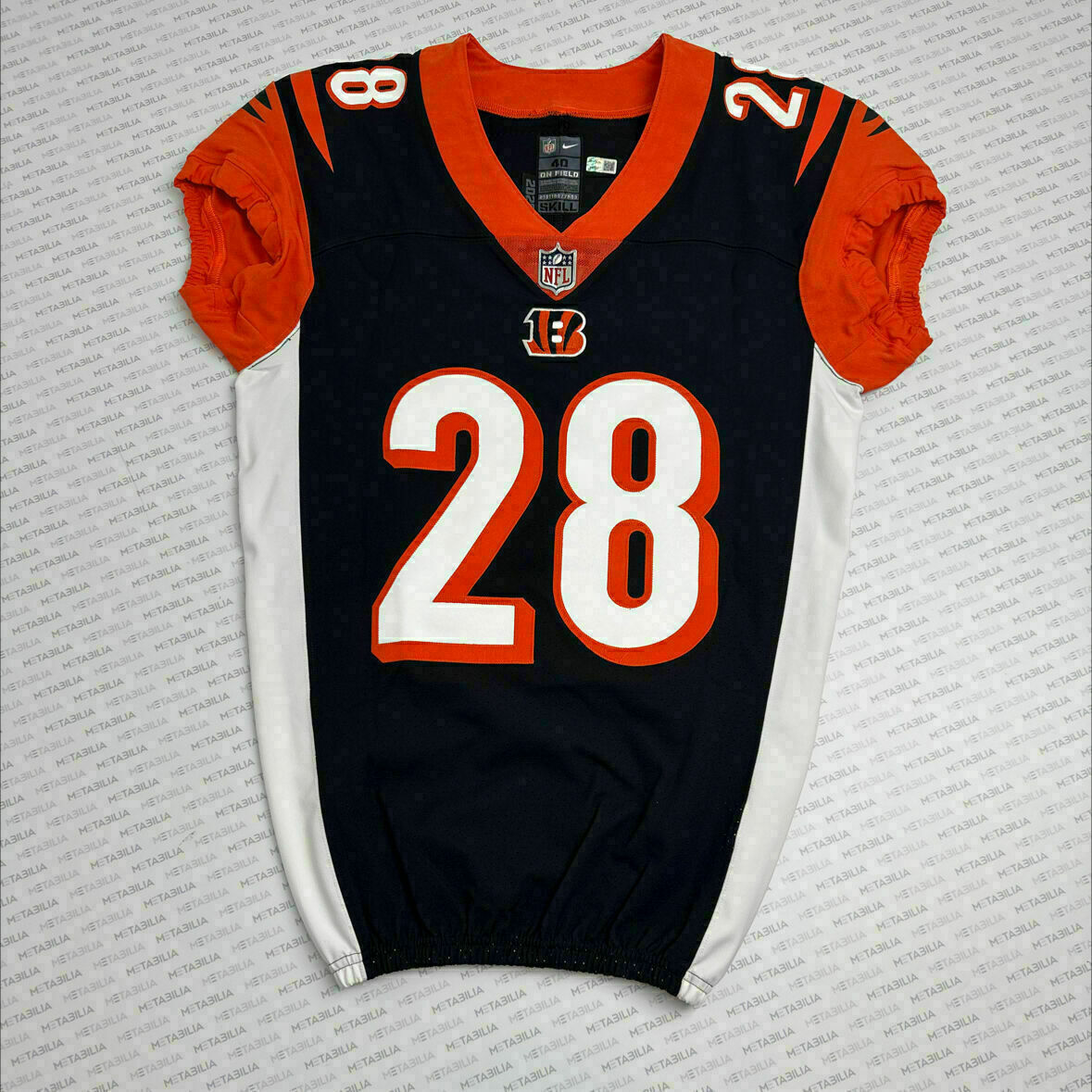 #28 Mixon Black Team Issued Jersey