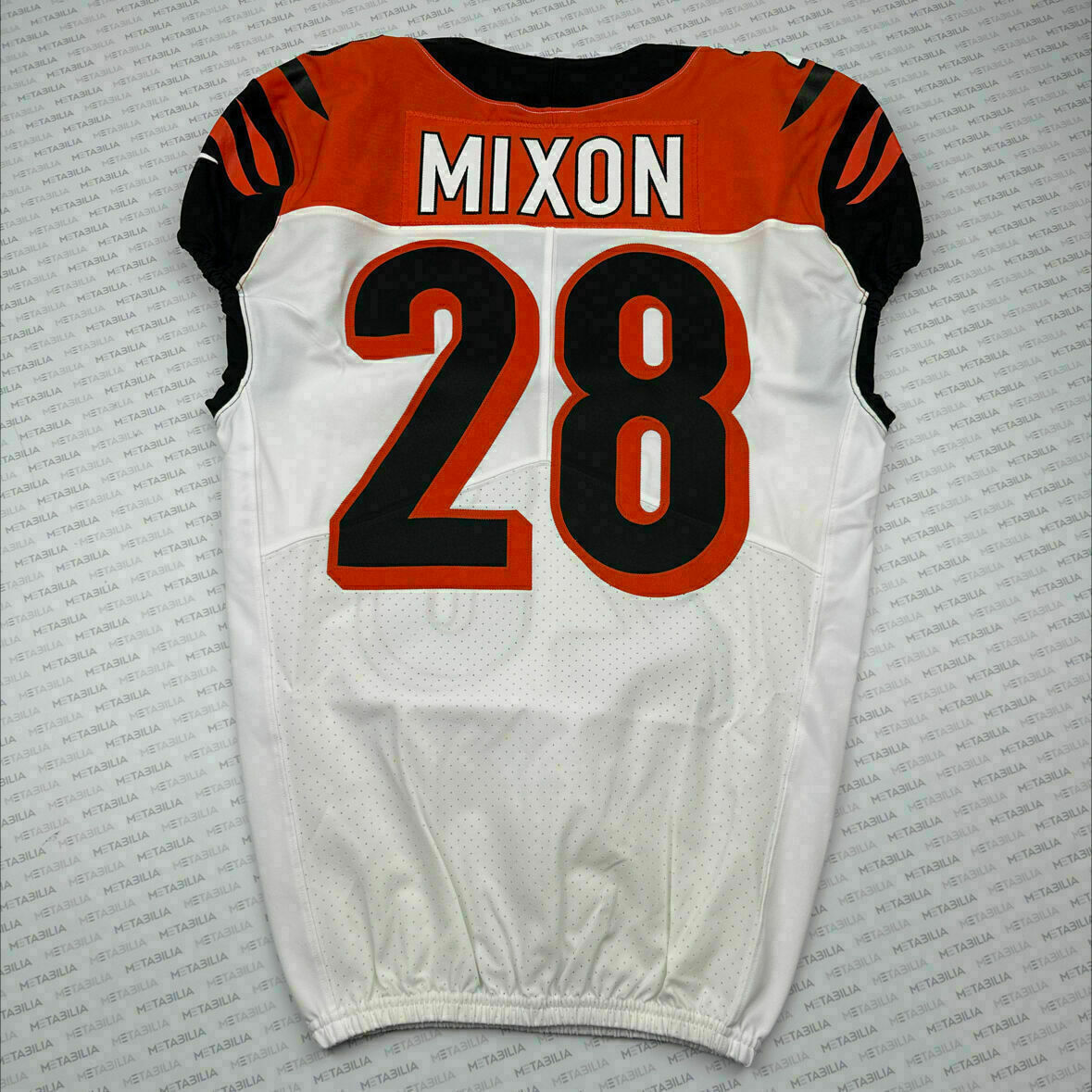 #28 Mixon White Team Issued Jersey