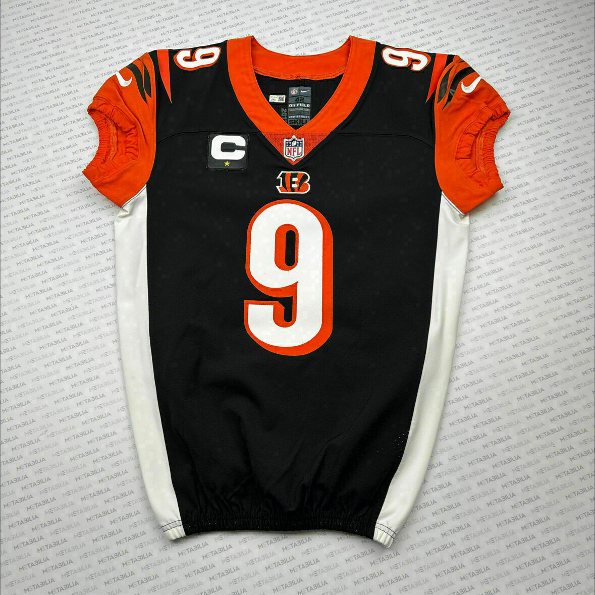 #9 Joe Burrow Black Team-Issued Jersey