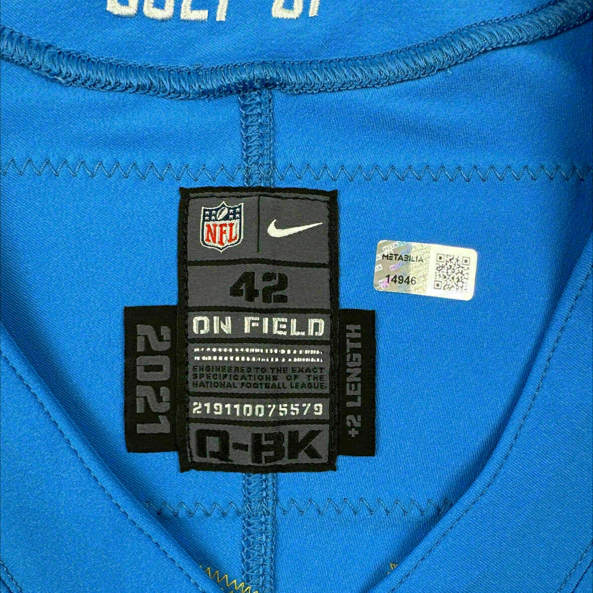 #10 Justin Herbert Powder Blue Team Issued Jersey