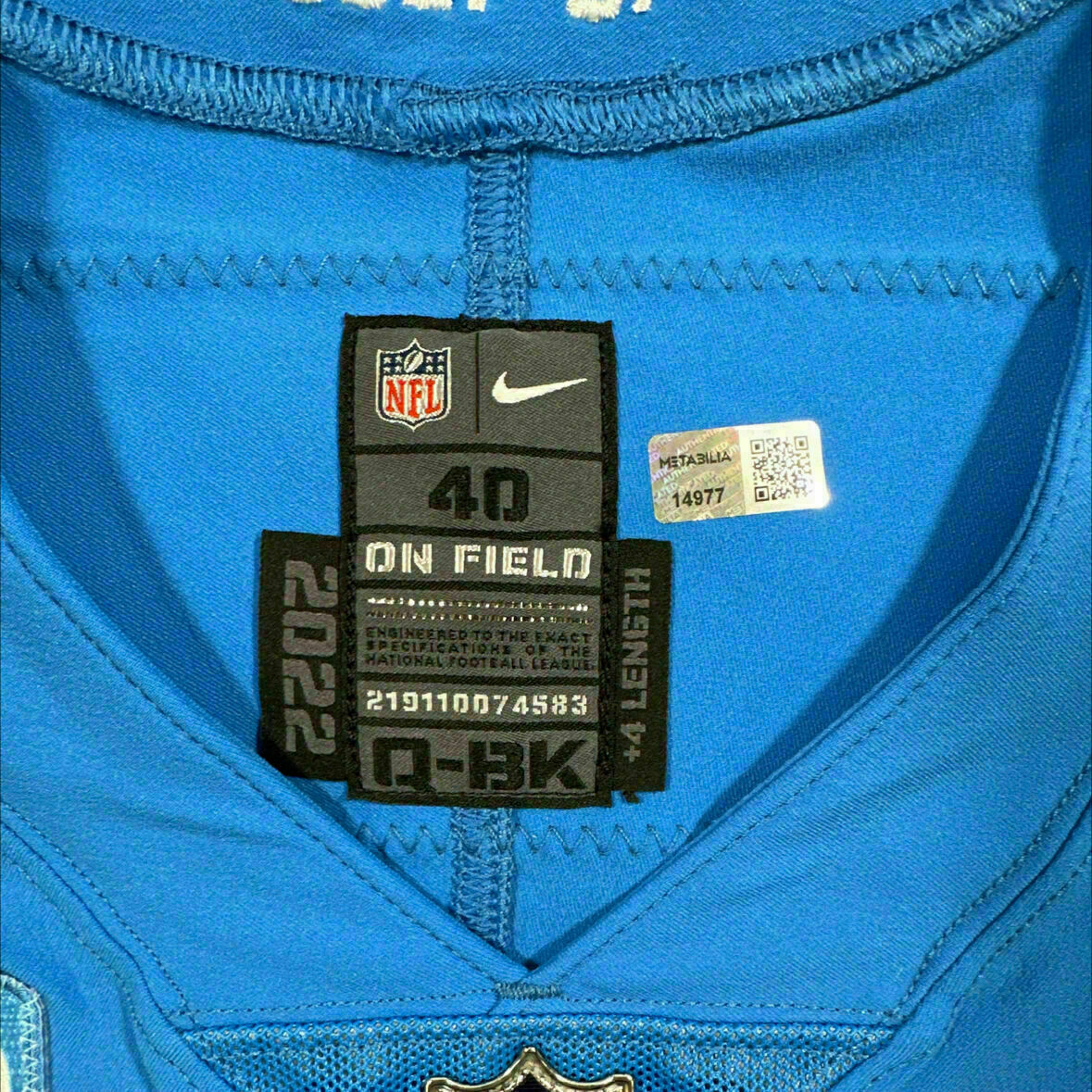 #10 Justin Herbert Powder Blue Team Issued Jersey