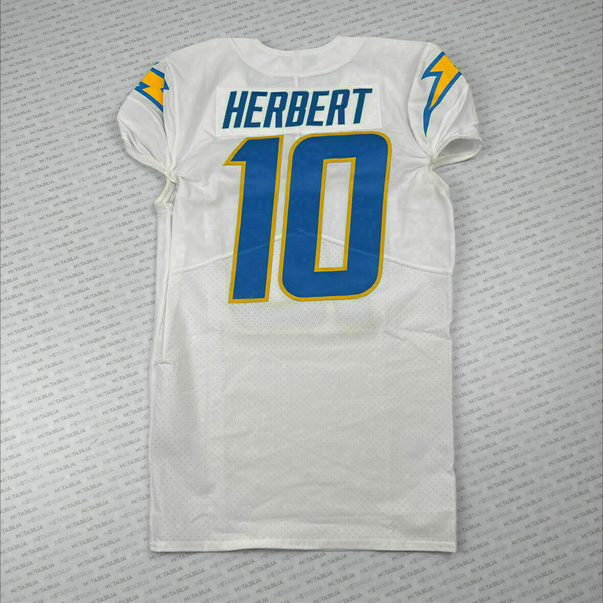 #10 Justin Herbert White Team Issued Jersey