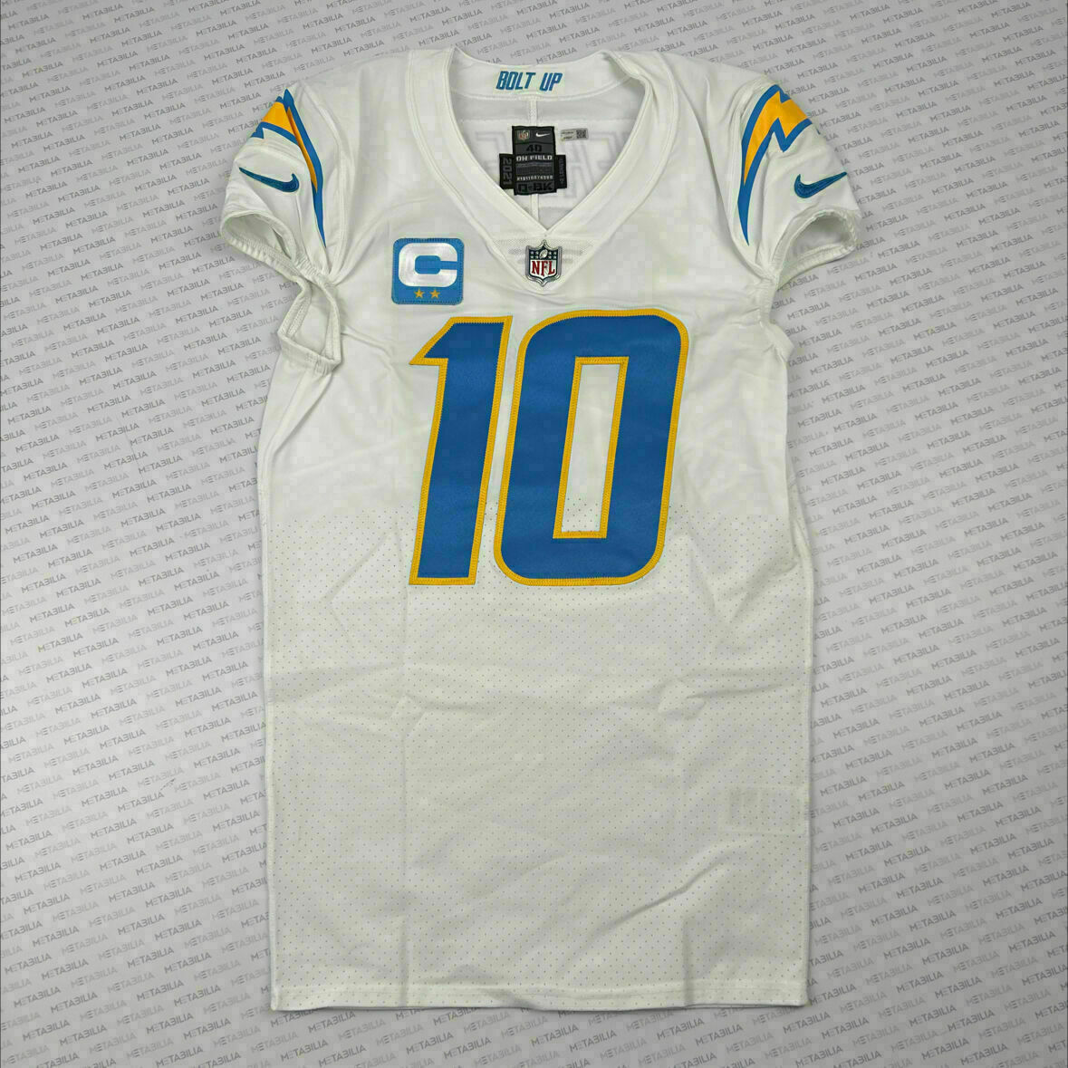 #10 Justin Herbert White Team Issued Jersey