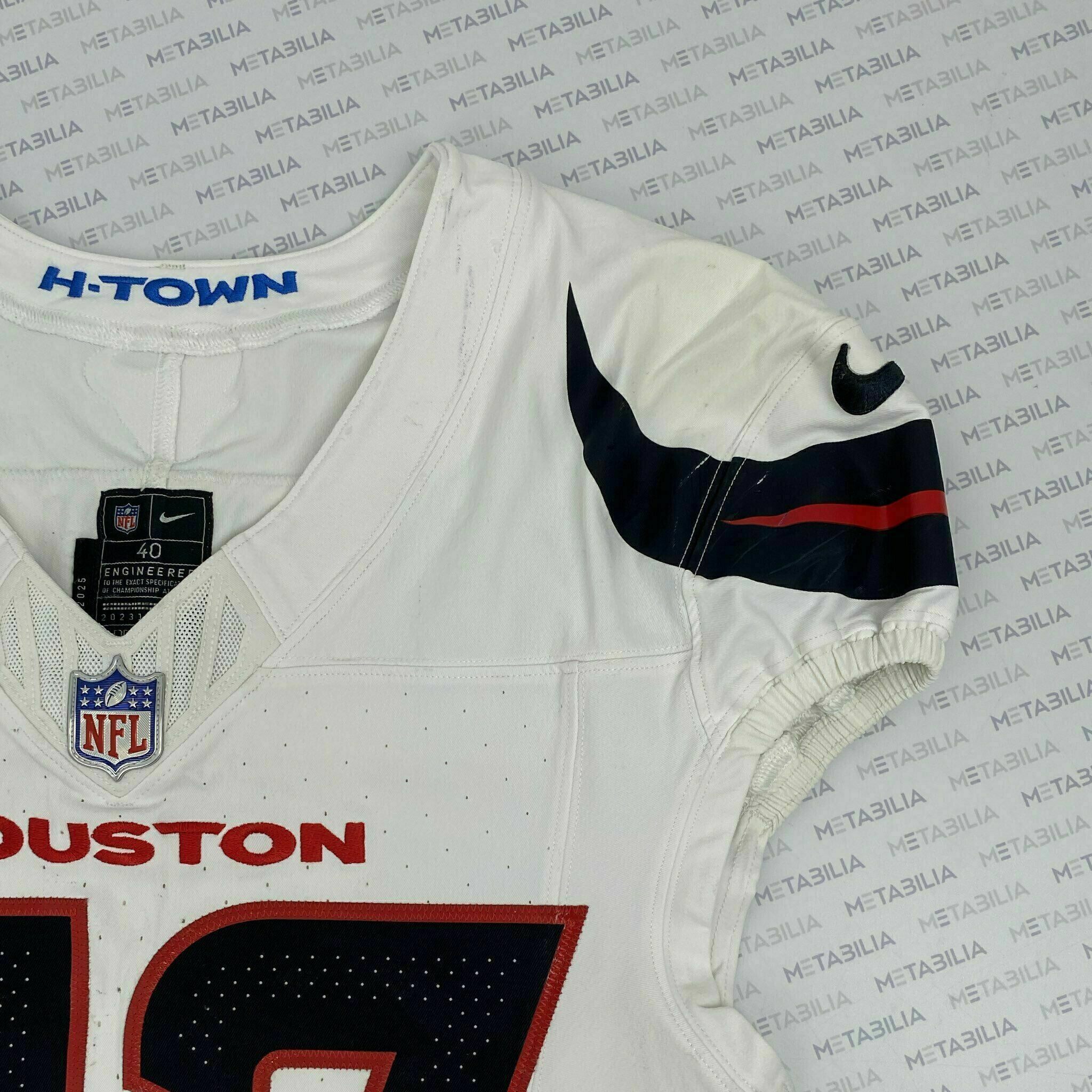 #27 Woody Marks Signed & Inscribed Game-Worn PLAYOFF Jersey vs PIT