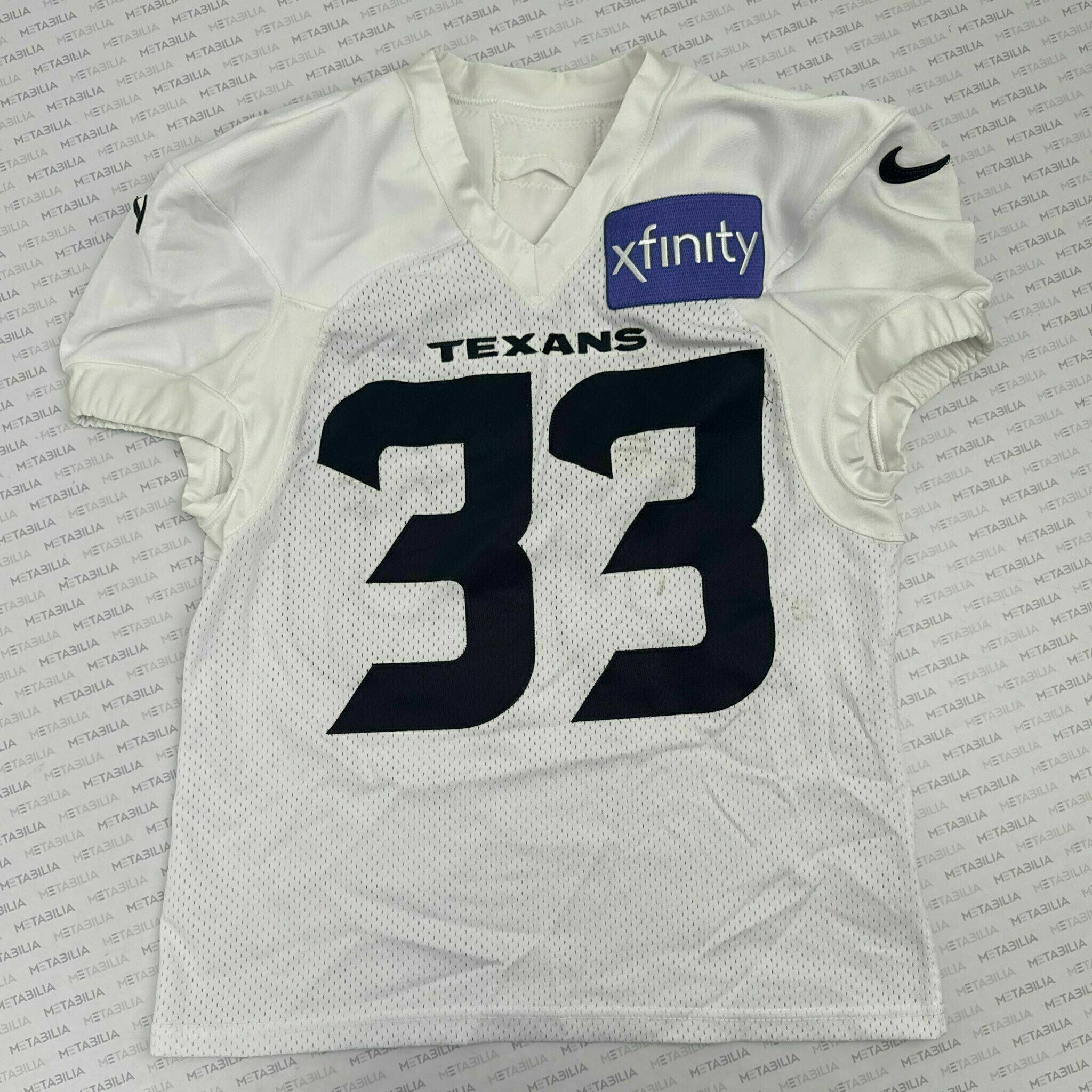 #33 Ogunbowale White Practice-Worn Jersey