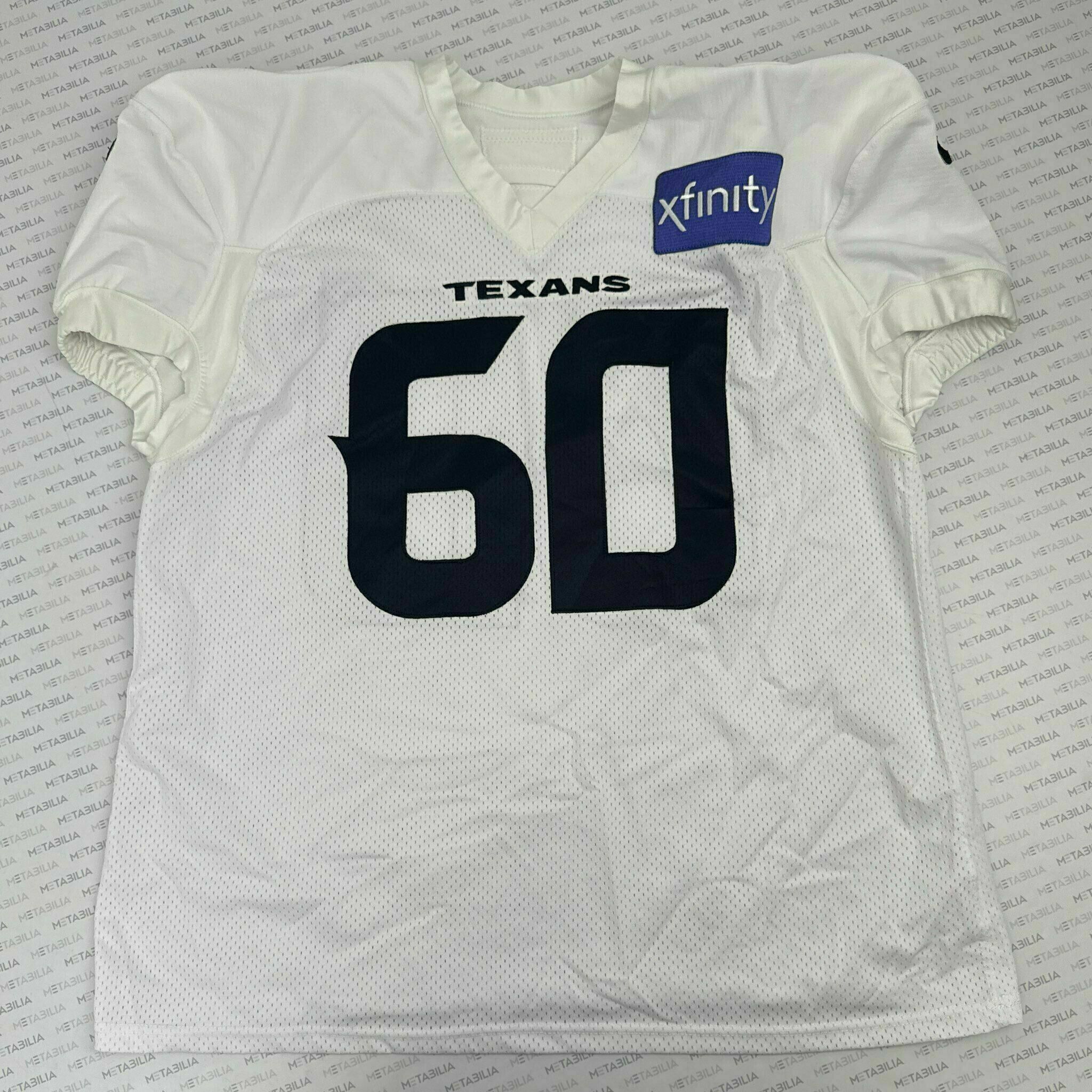 #60 Eiselen White Practice-Worn Jersey