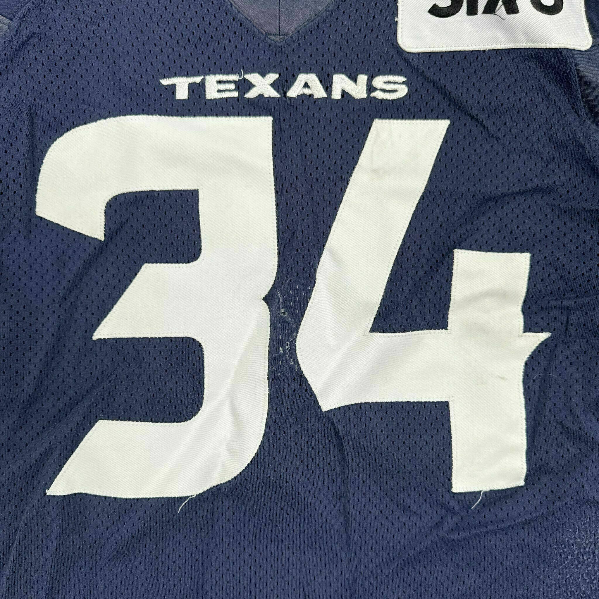 #34 Hairston Navy Blue Practice-Worn Jersey