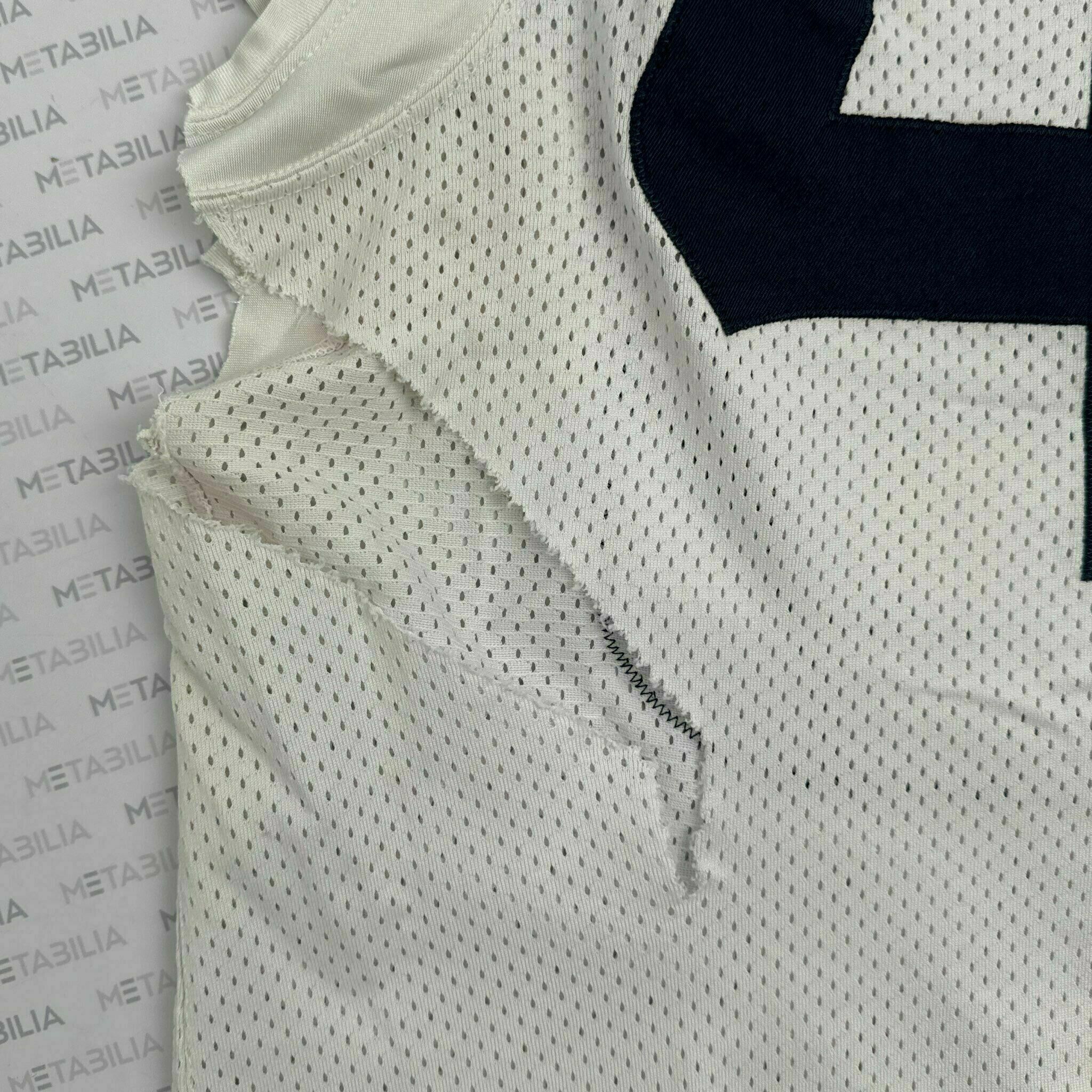 #45 White White Practice-Worn Jersey