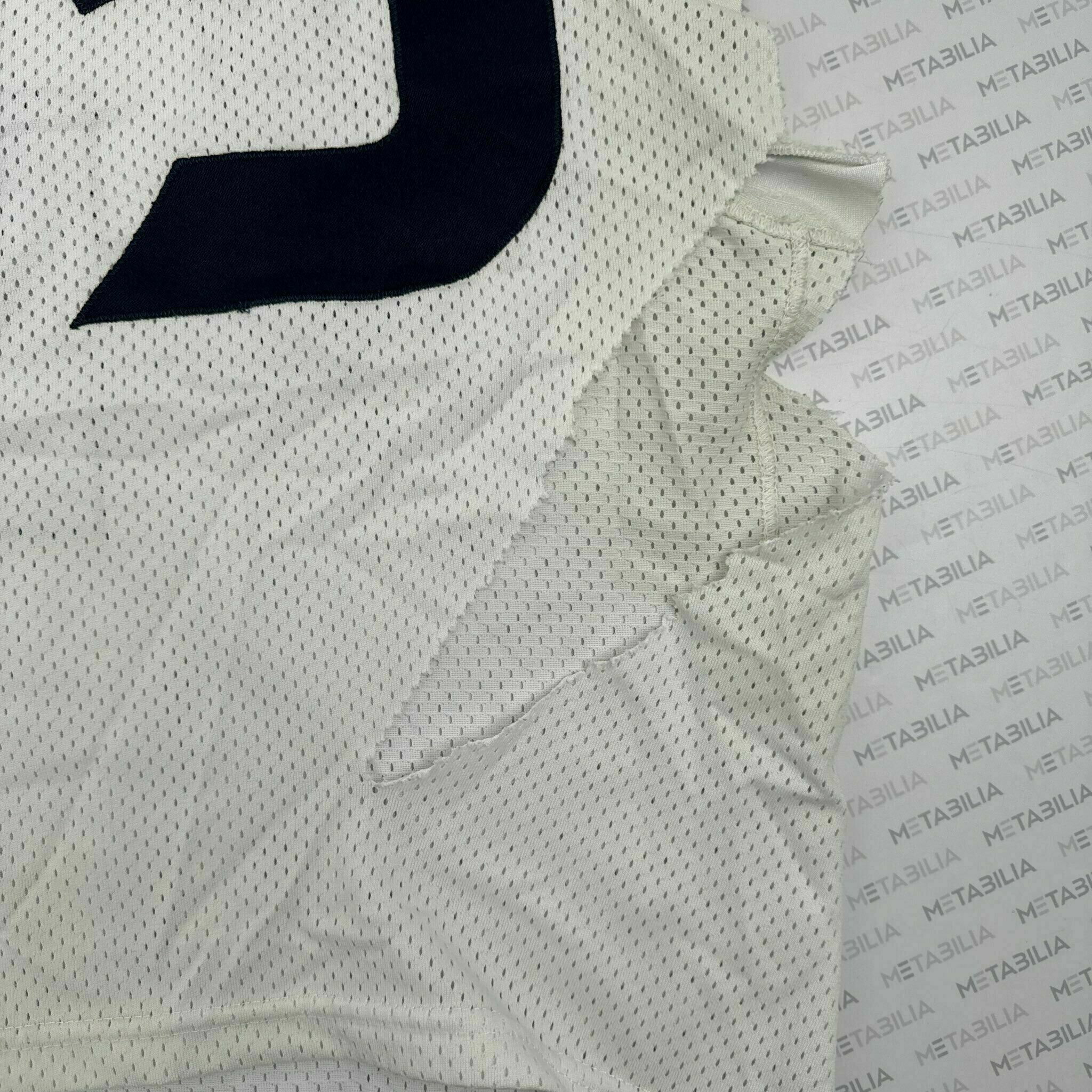 #45 White White Practice-Worn Jersey