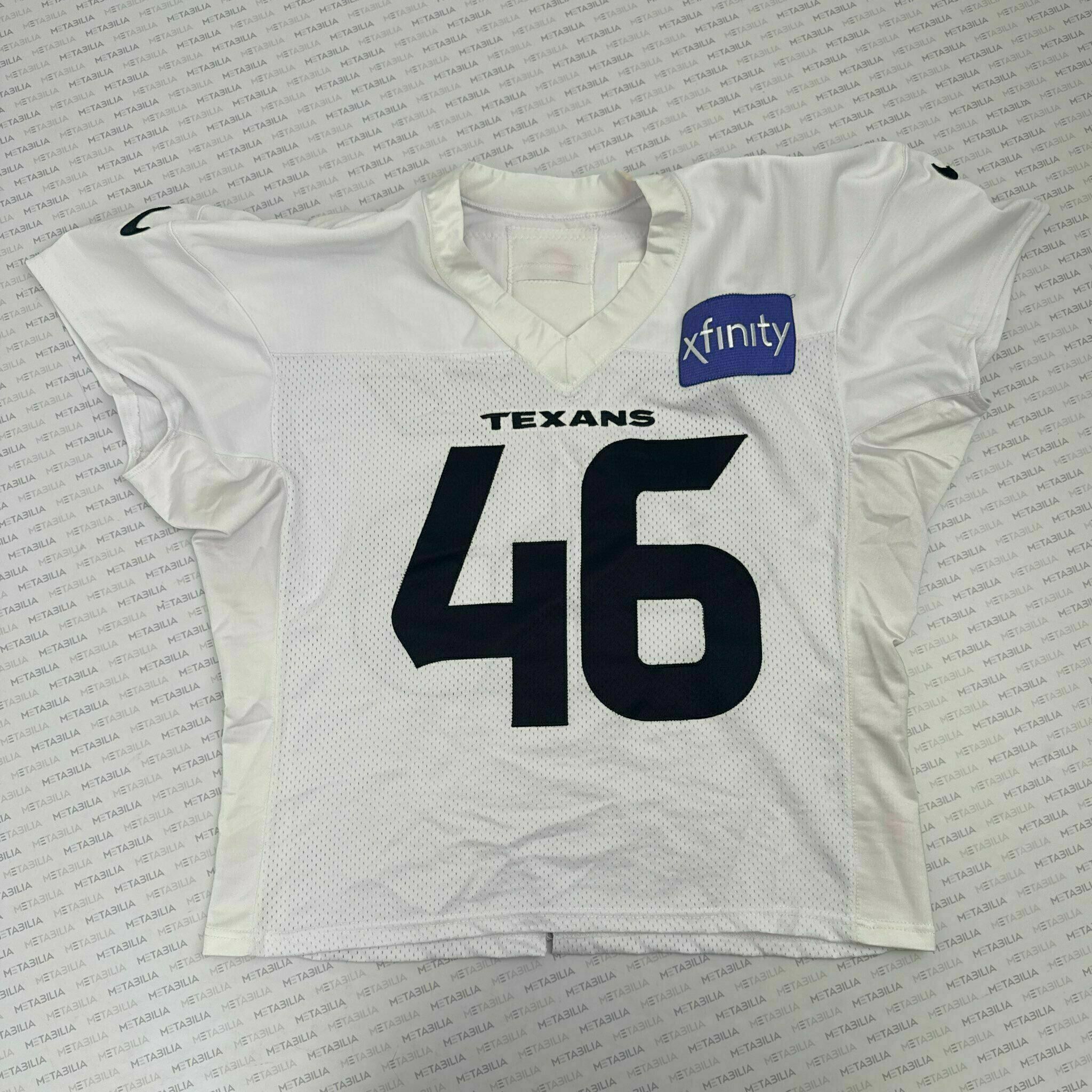 #46 Weeks White Practice-Worn Jersey