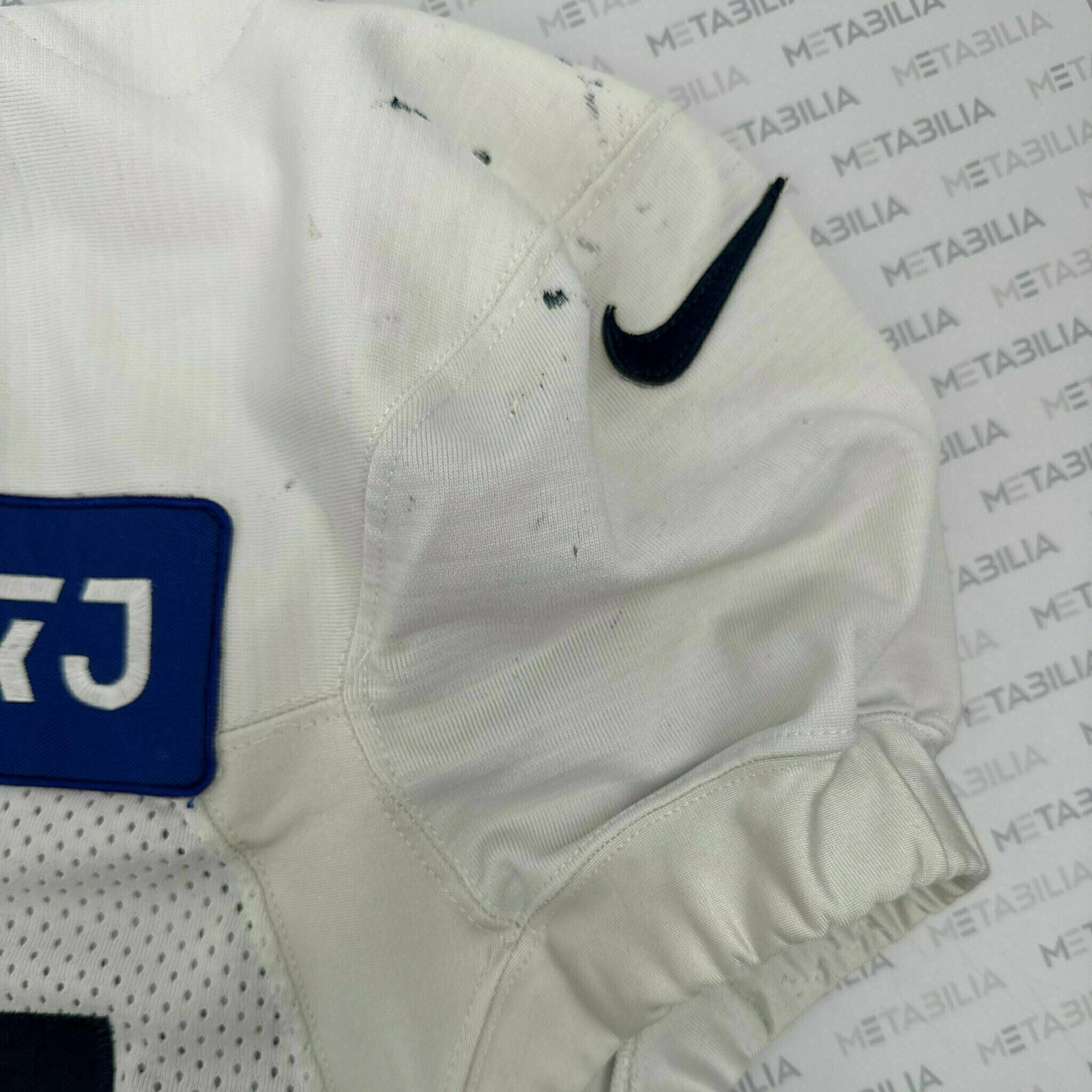 #90 Weaver White Practice-Worn Jersey