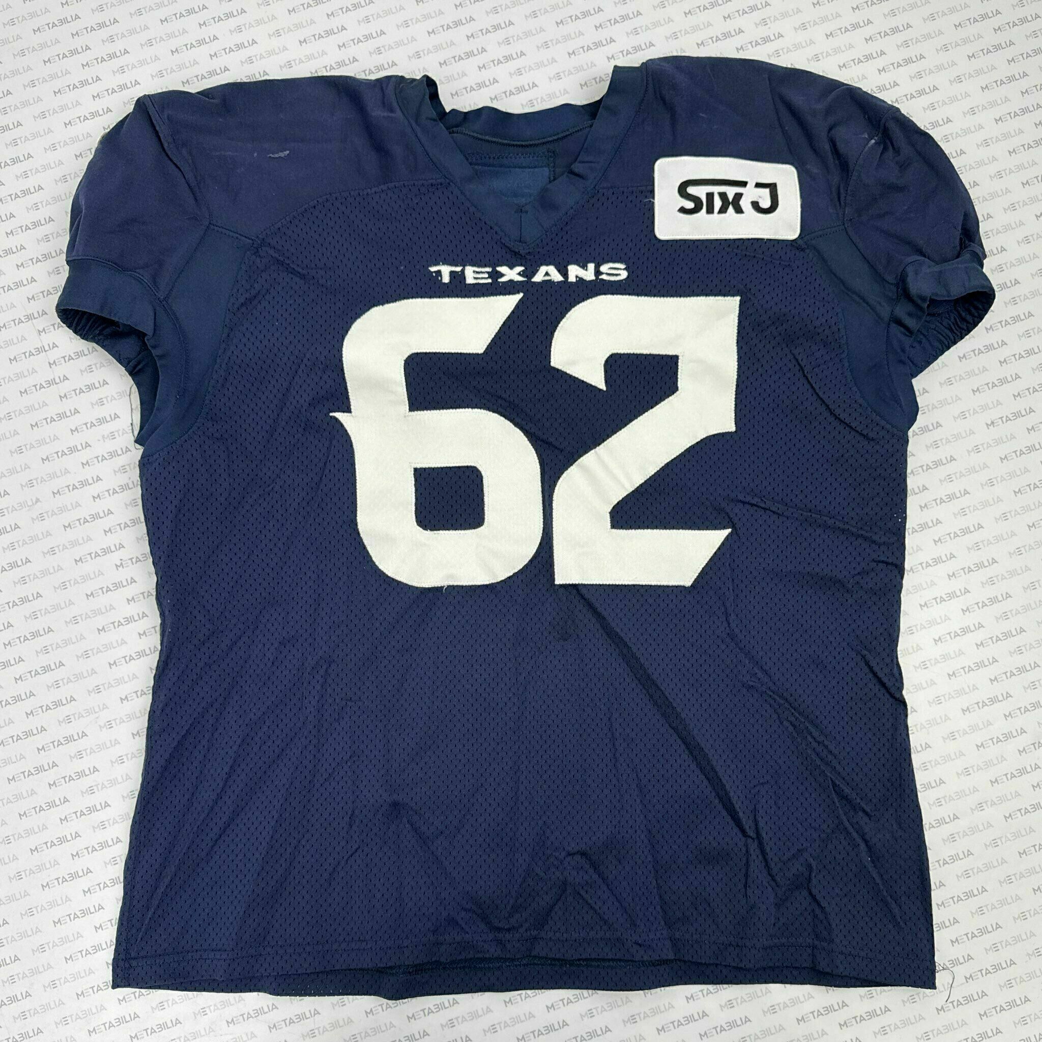 #62 Daniels Navy Blue Practice-Worn Jersey