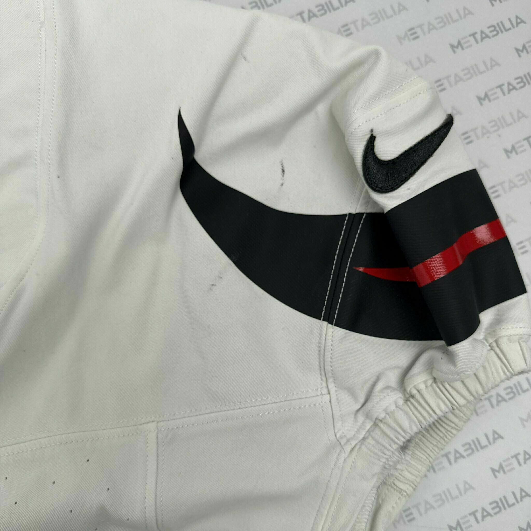 #60 Hambright Game-Issued White Jersey