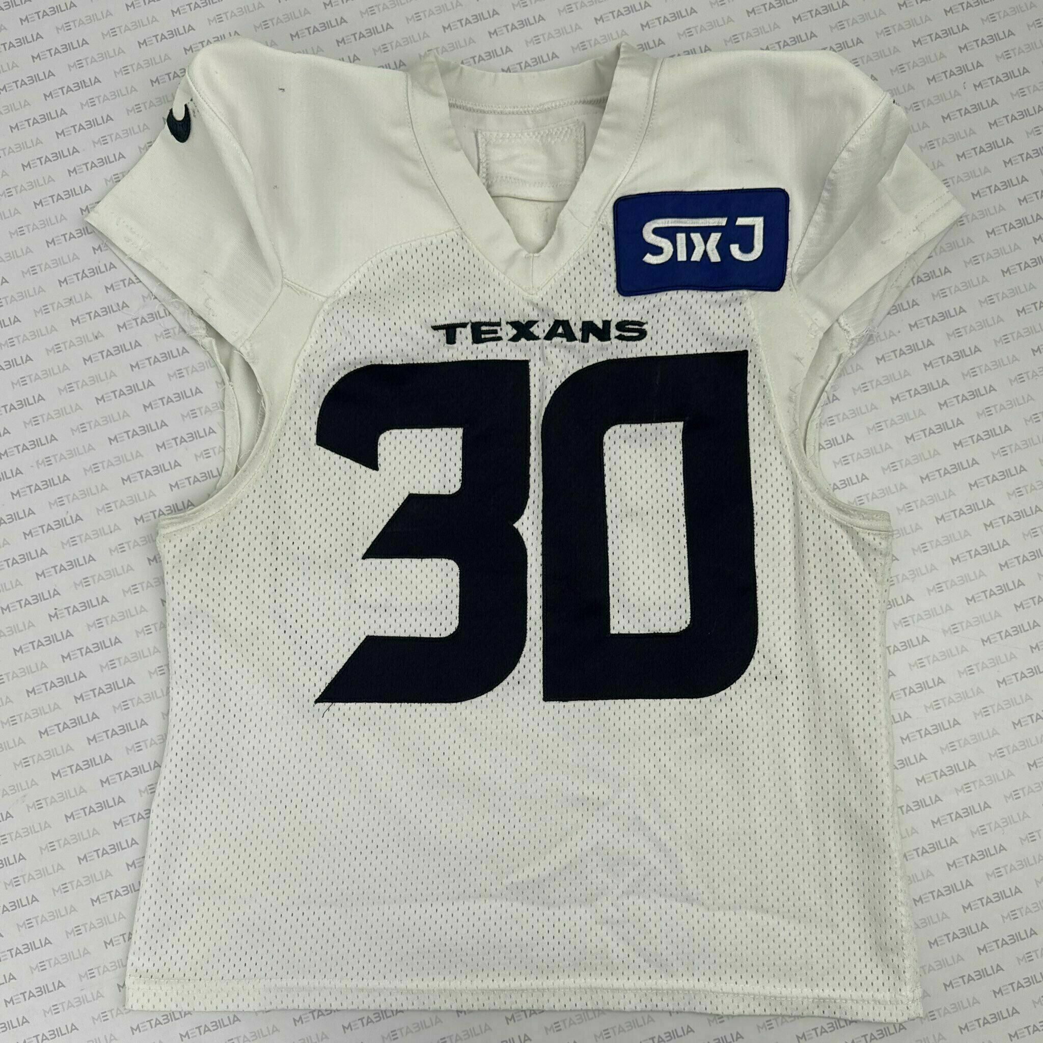 #30 Pride Jr. Practice-Worn White Jersey