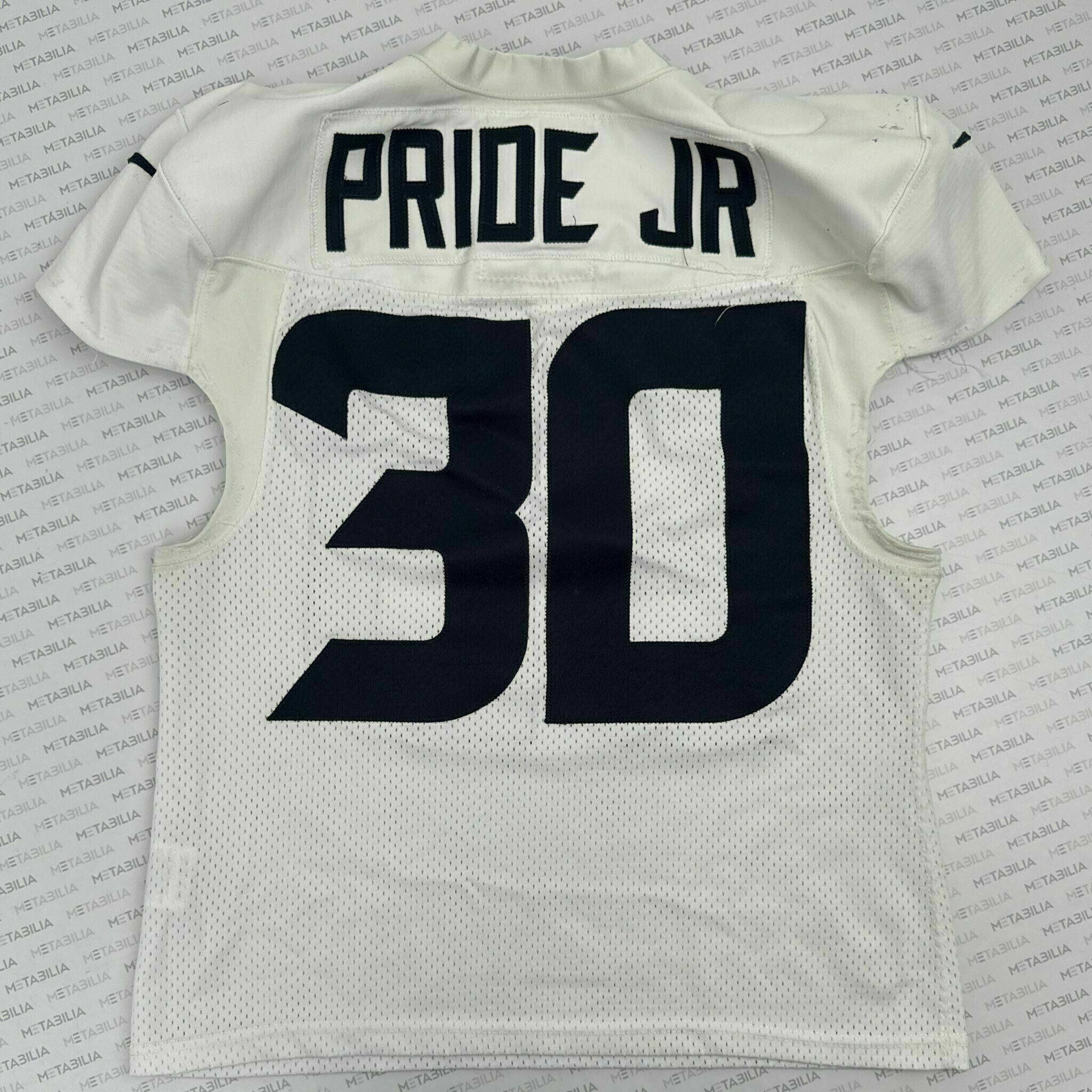 #30 Pride Jr. Practice-Worn White Jersey
