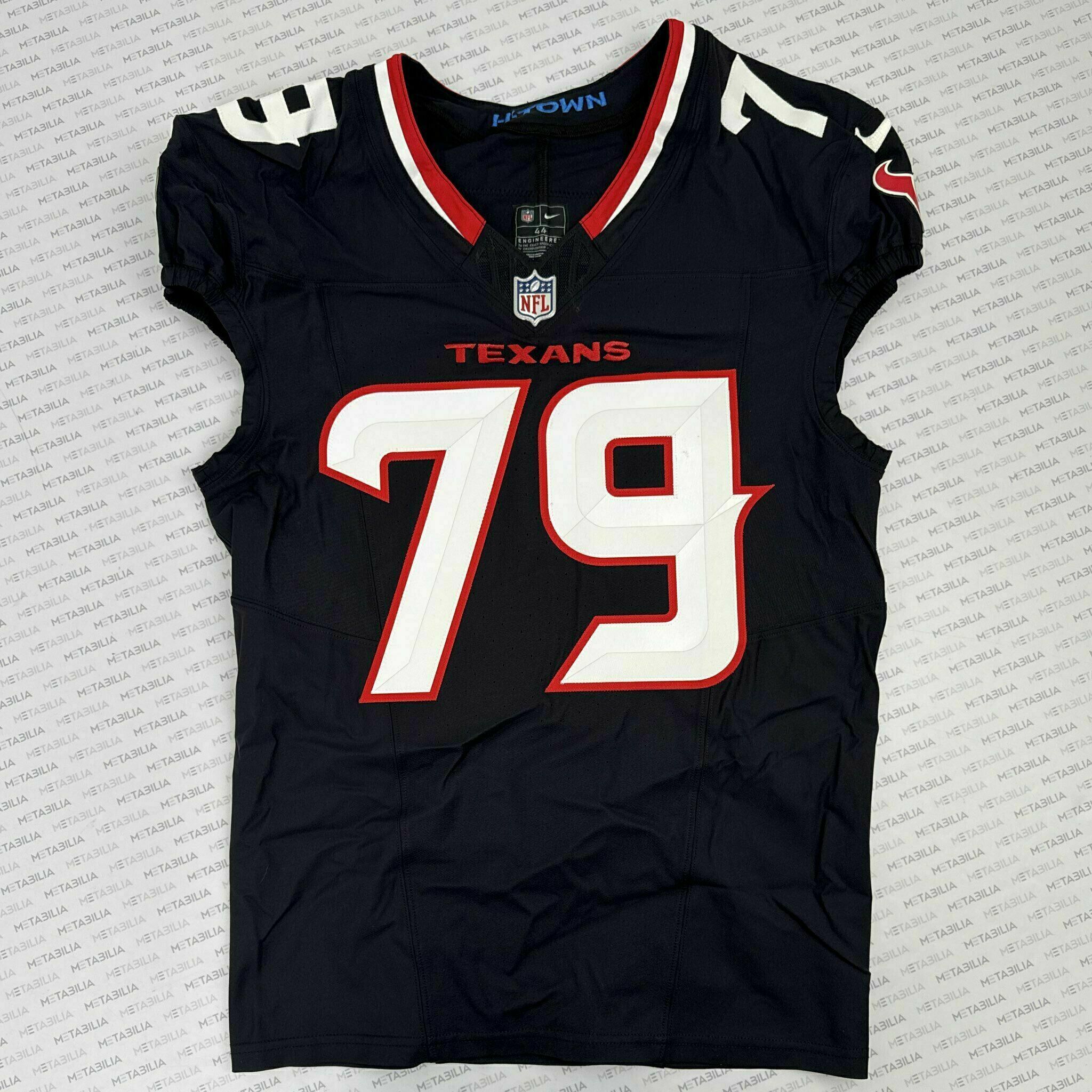 #79 Payne Game-Issued Blue Jersey