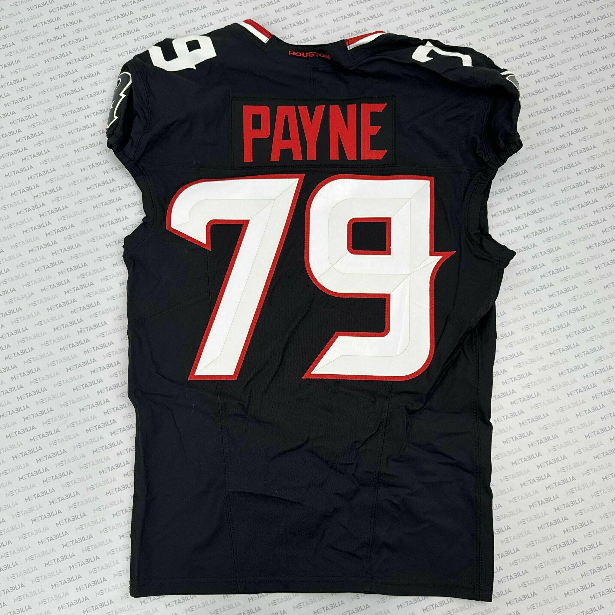 #79 Payne Game-Issued Blue Jersey