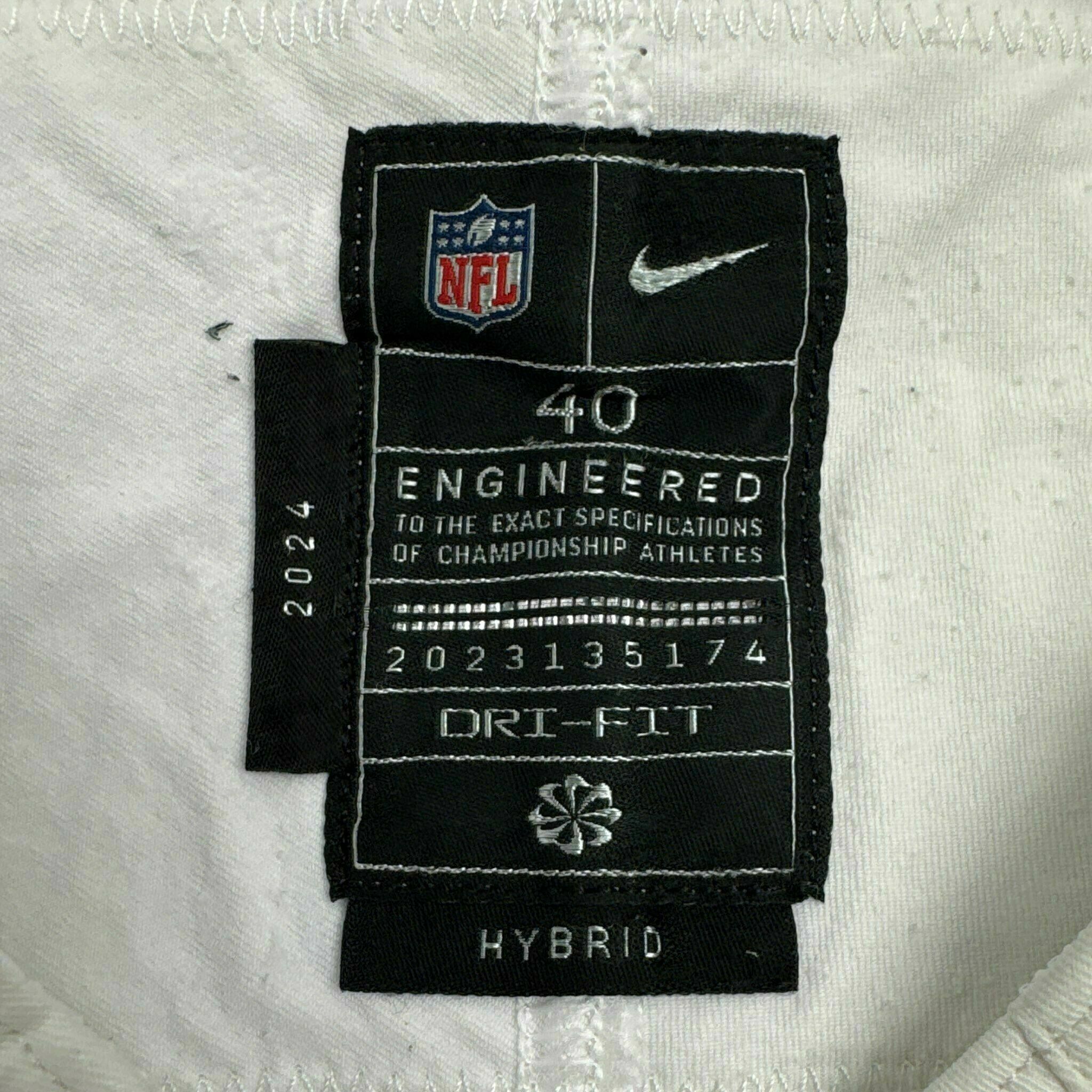 #22 Akers Game-Issued White Jersey