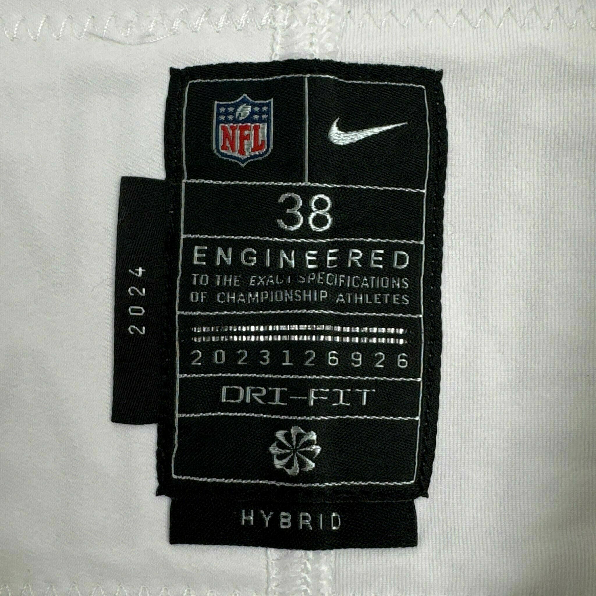 #83 Janke Game-Issued White  Jersey