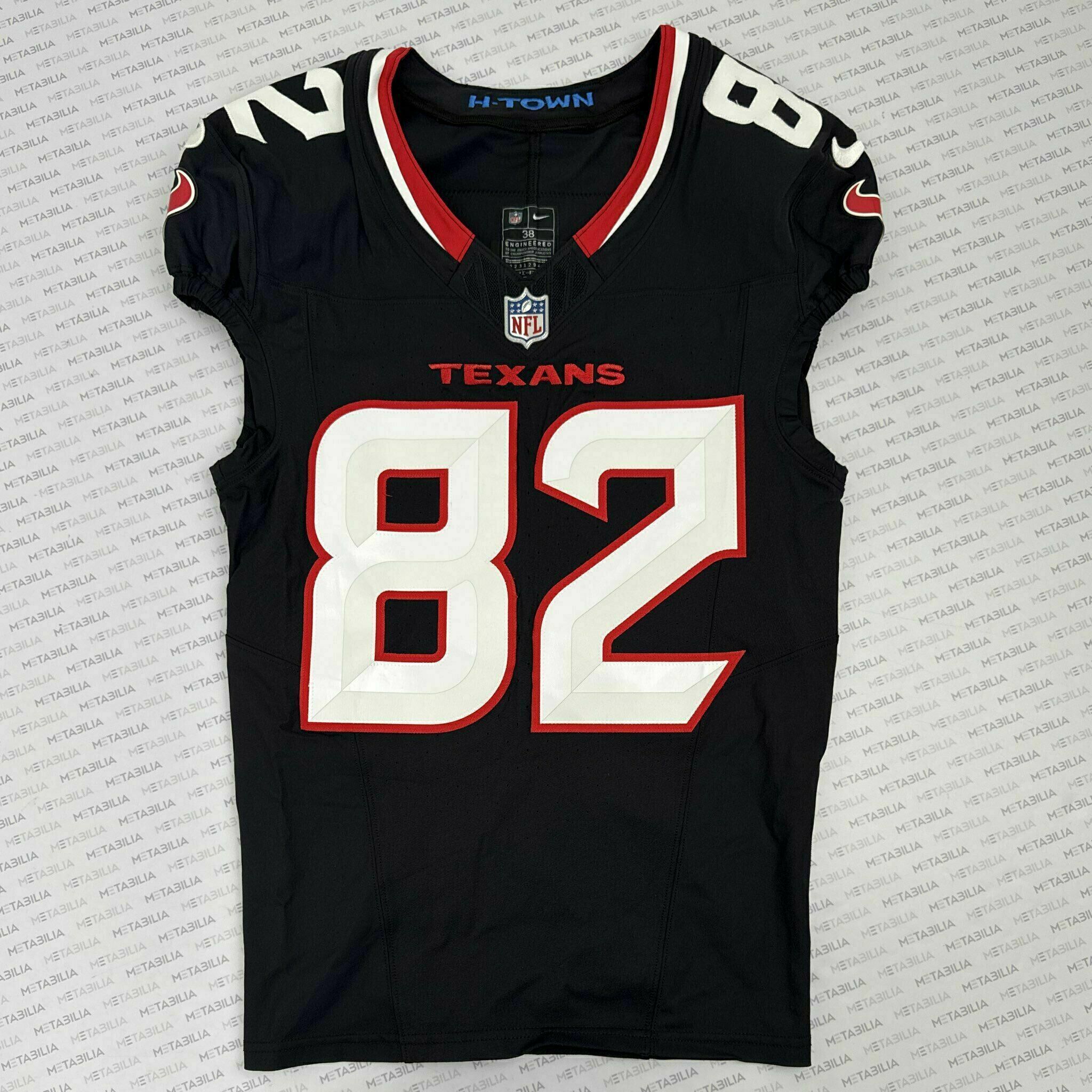 #82 Sims Game-Issued Color Rush Jersey