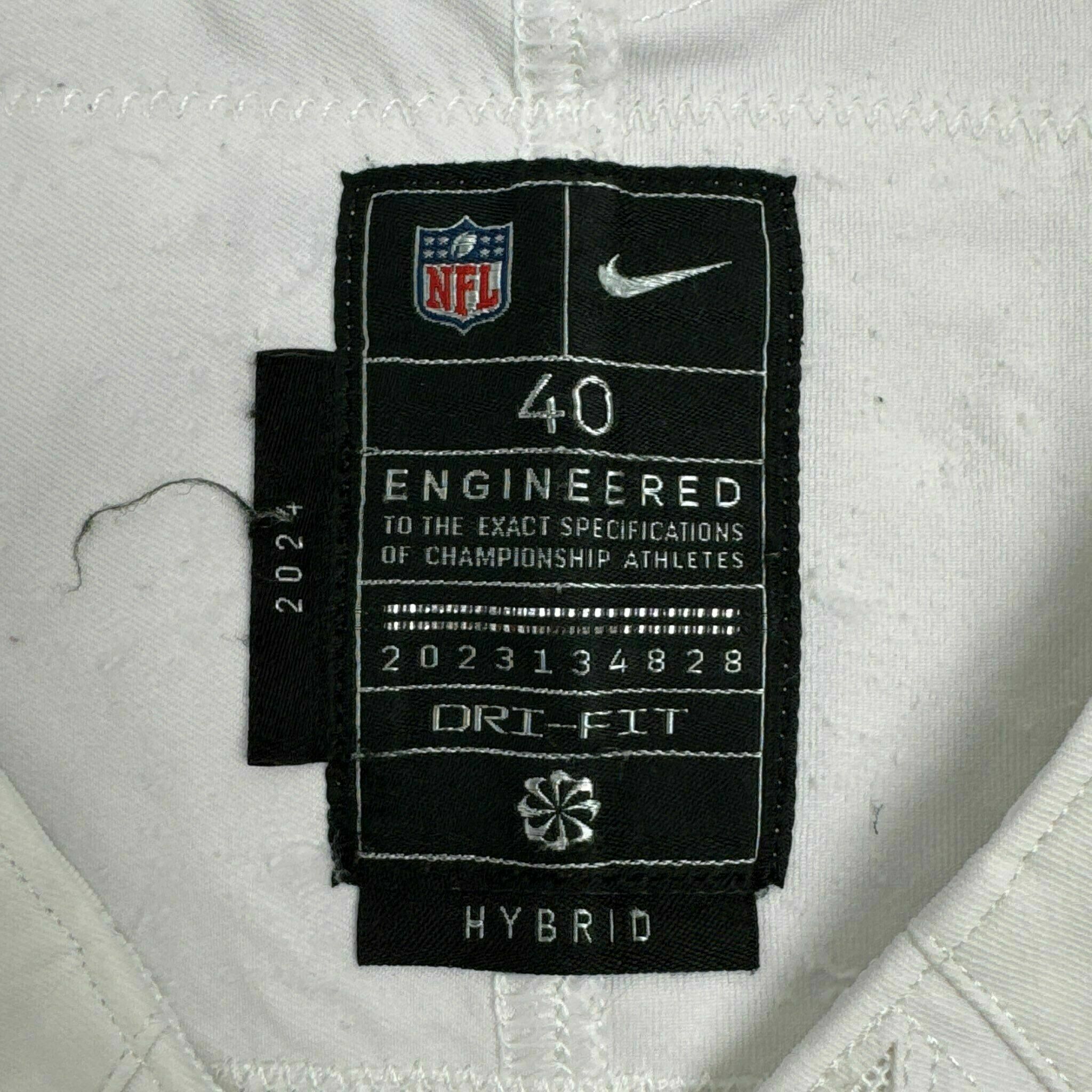#30 Pride Jr. Game-Issued White Jersey