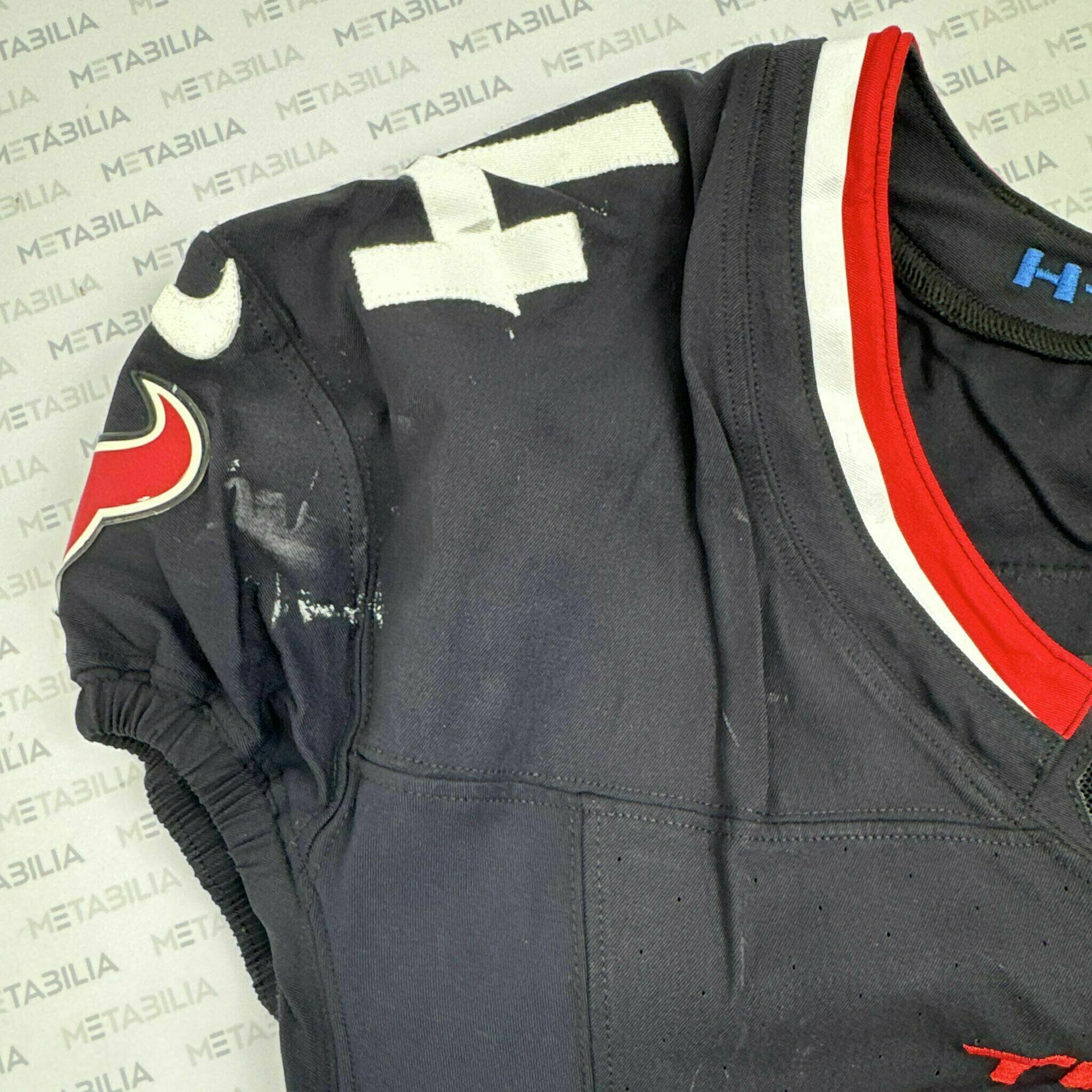 #94 Davis Game-Issued Blue Jersey