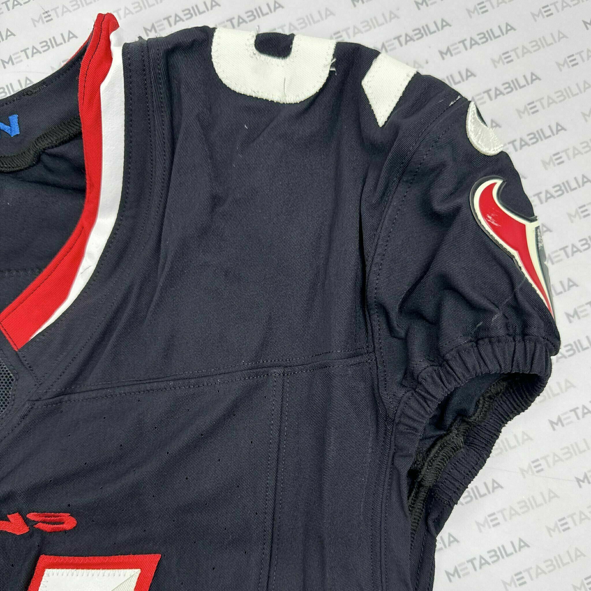 #94 Davis Game-Issued Blue Jersey