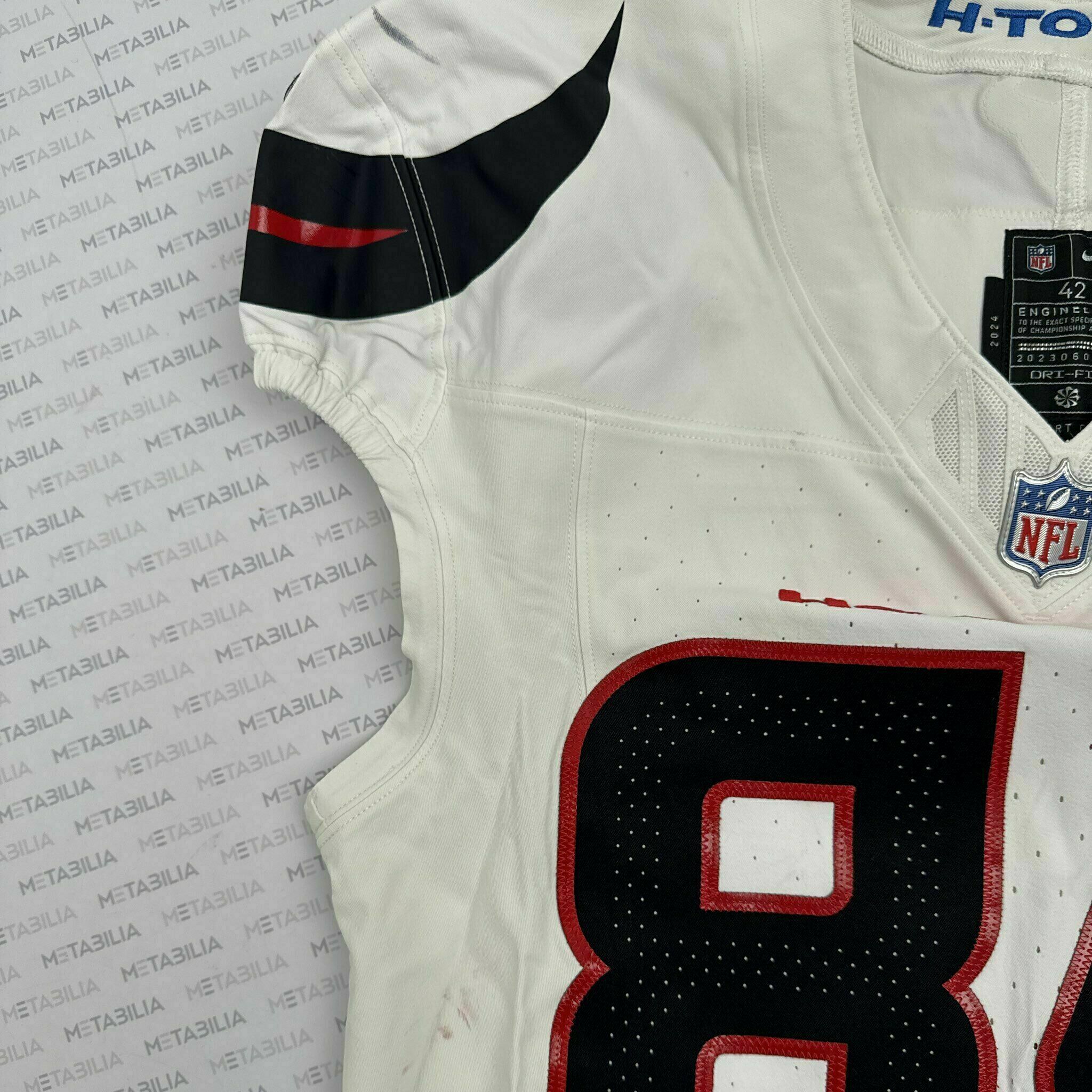 #84 Myarick Game-Issued White  Jersey