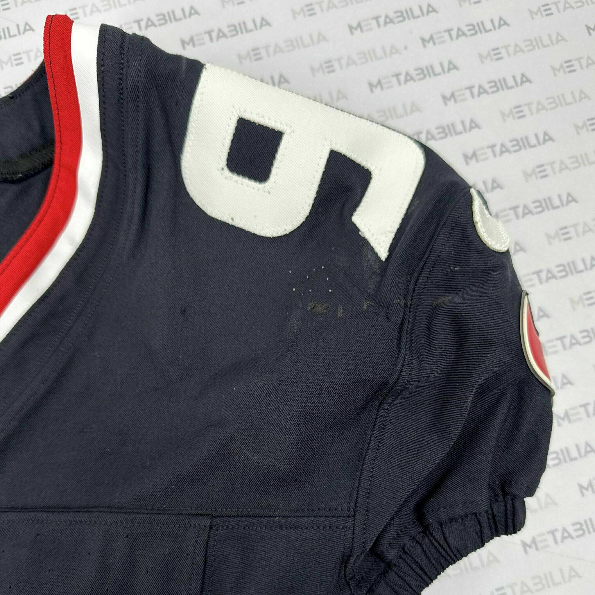 #90 Weaver Game-Issued Blue Jersey