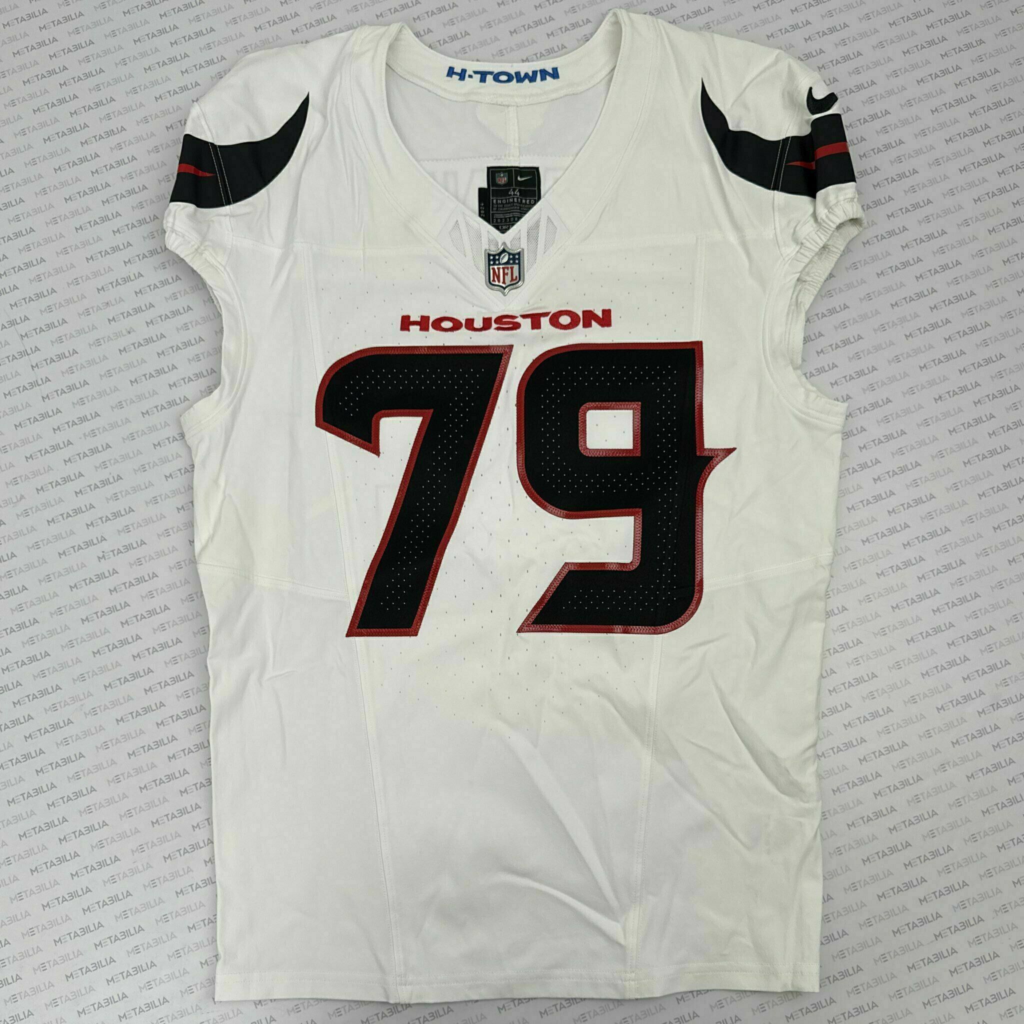 #79 Payne Game-Issued White Jersey
