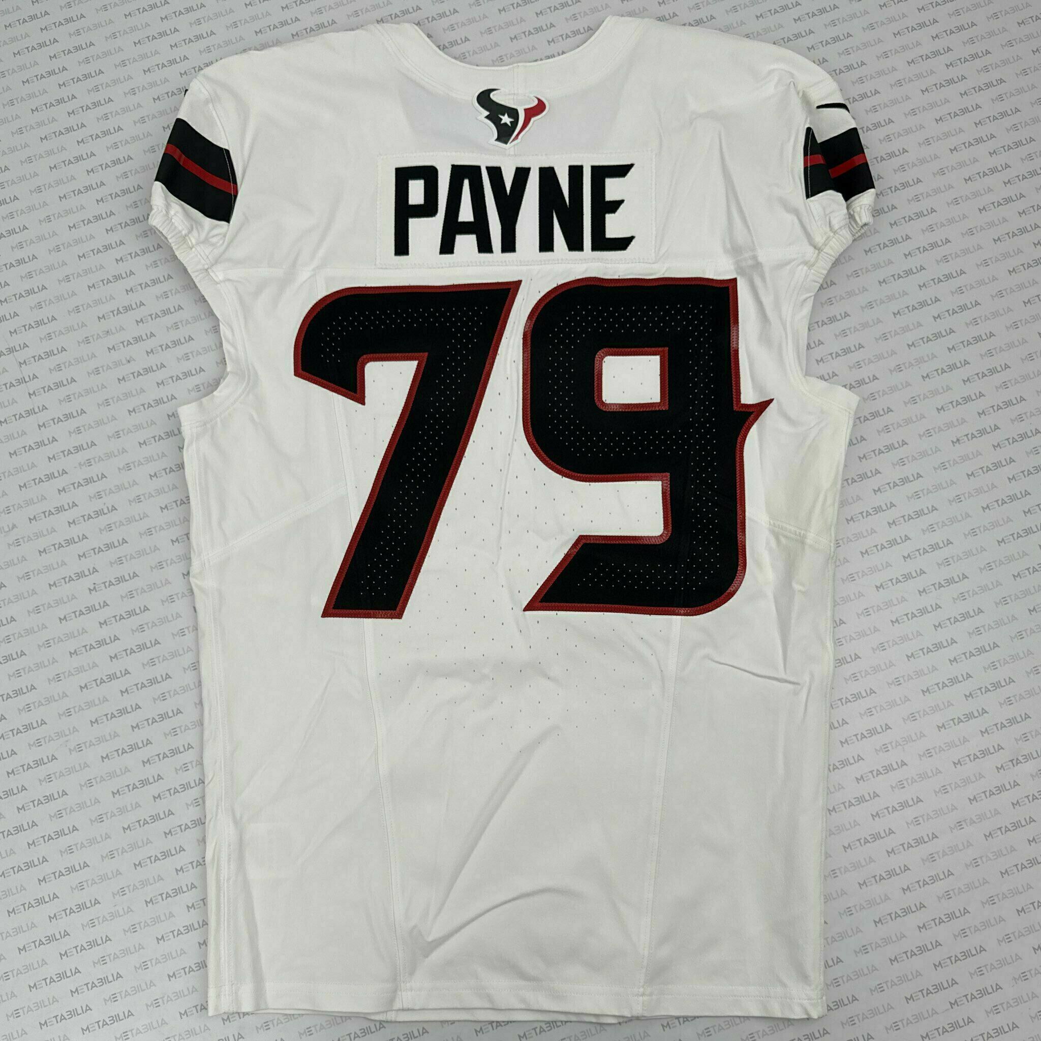 #79 Payne Game-Issued White Jersey