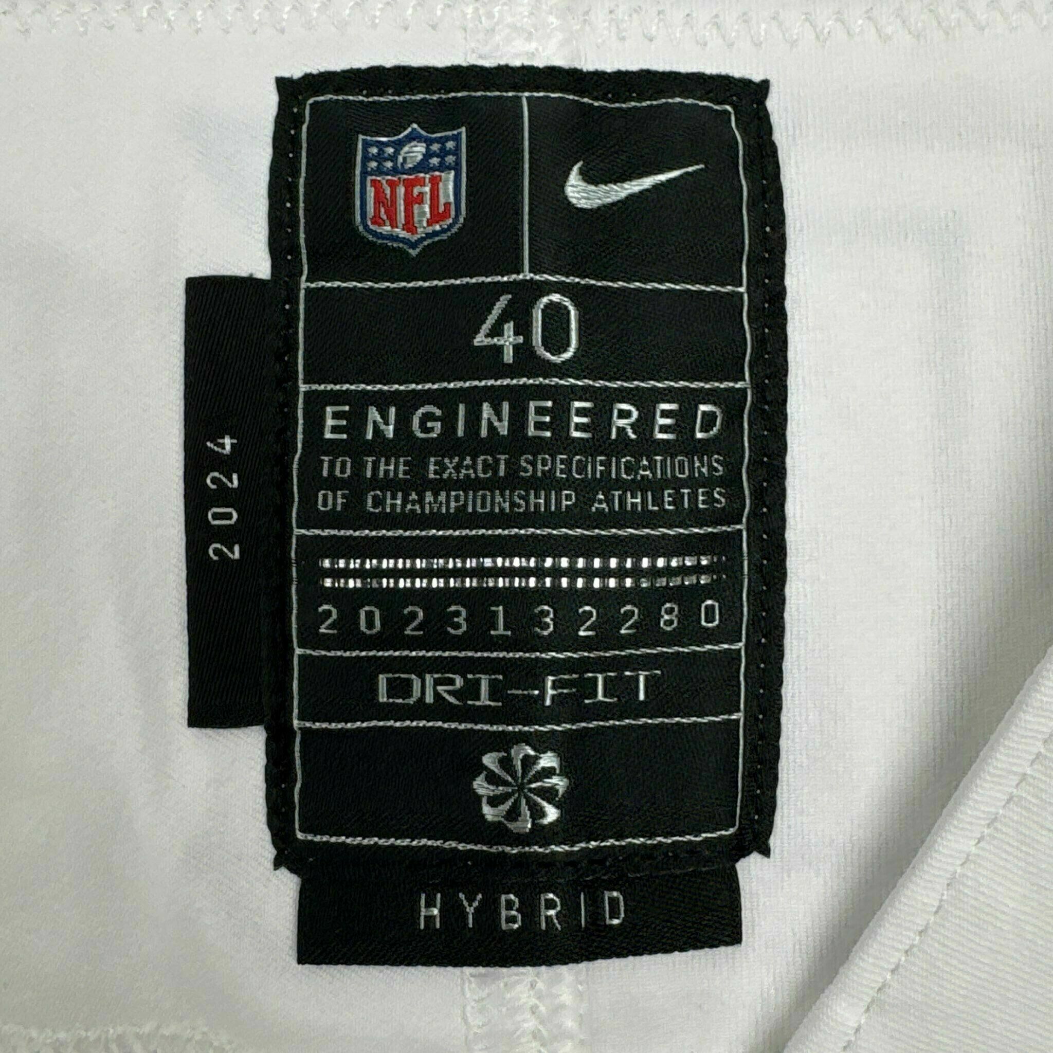 #30 Pride Jr. Game-Issued White Jersey