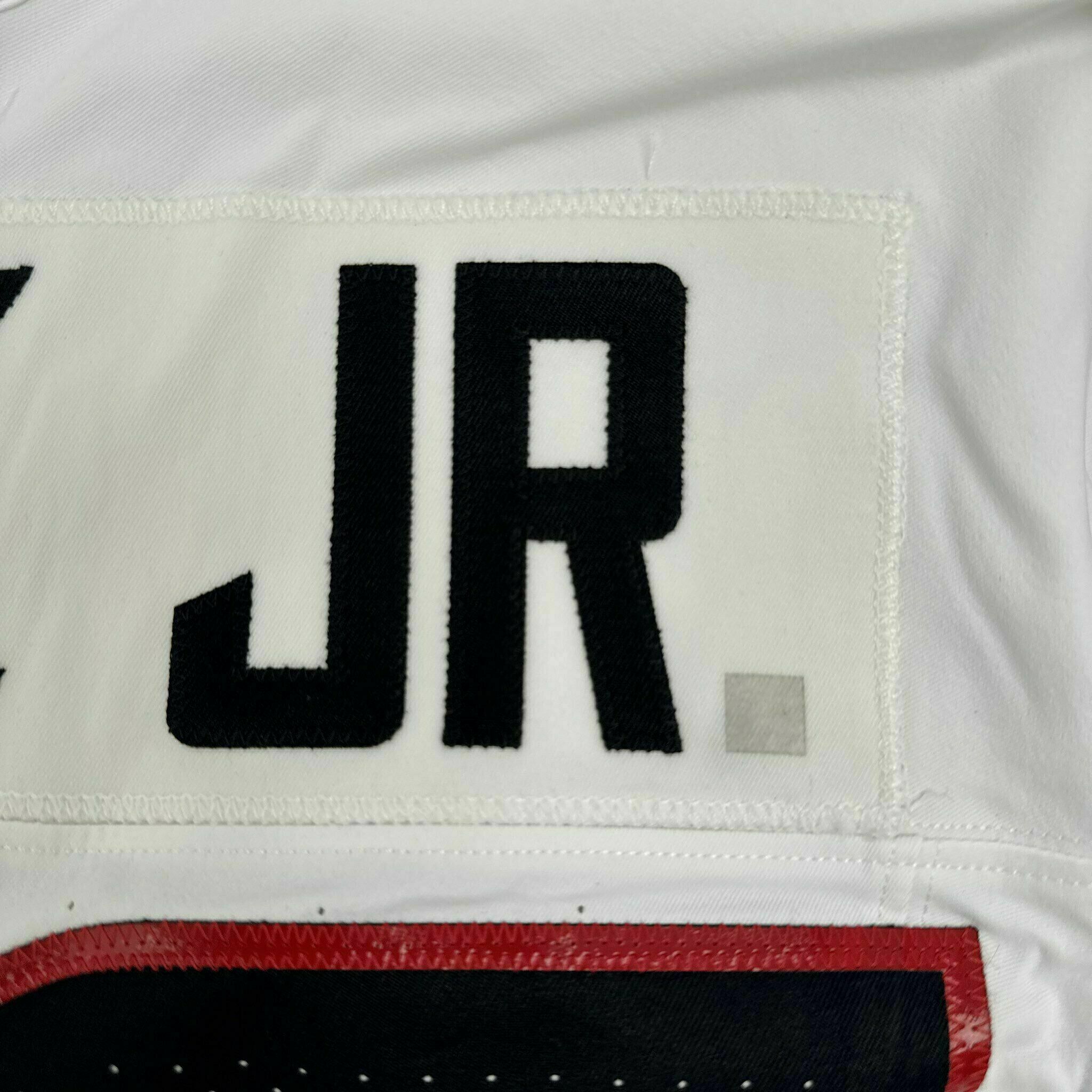 #30 Pride Jr. Game-Issued White Jersey
