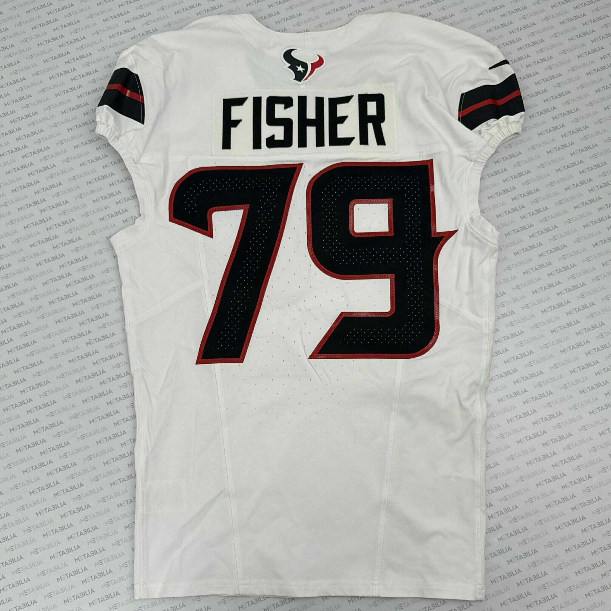 #79 Fisher Game-Issued White Jersey