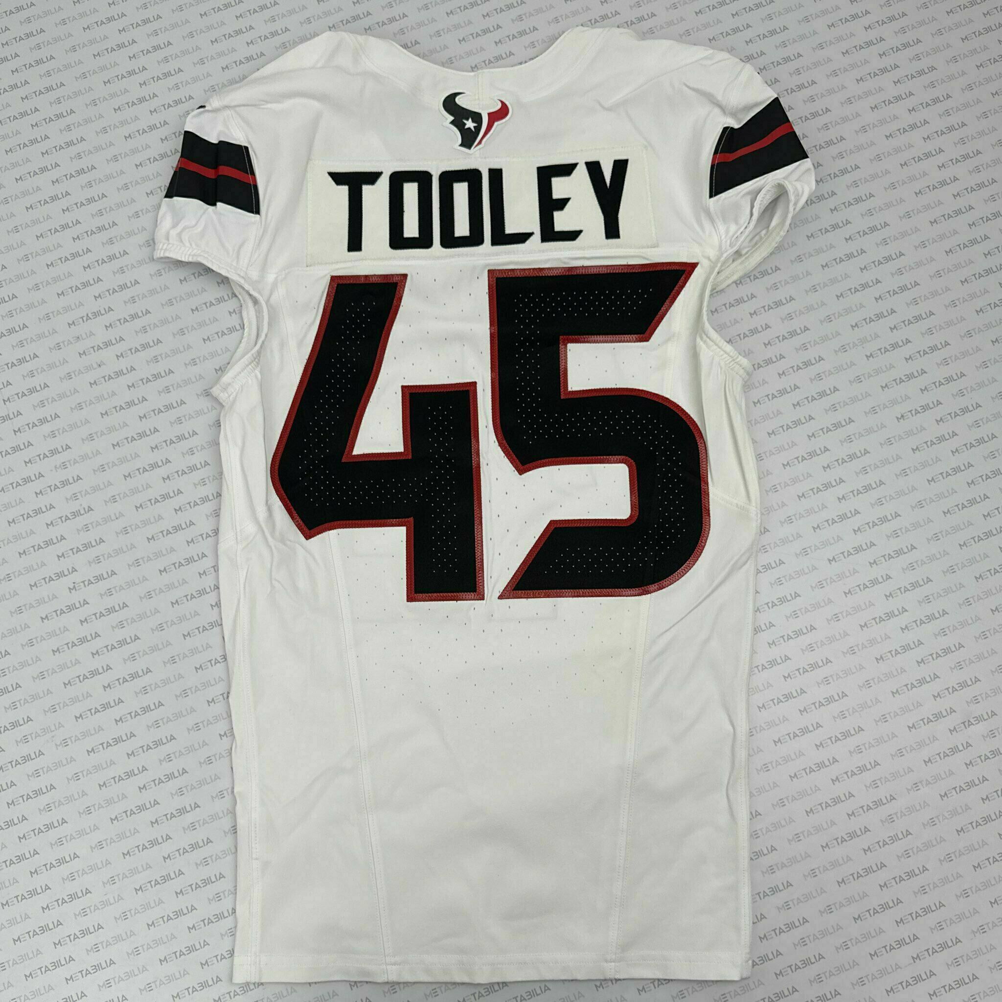 #45 Tooley Game-Issued White Jersey
