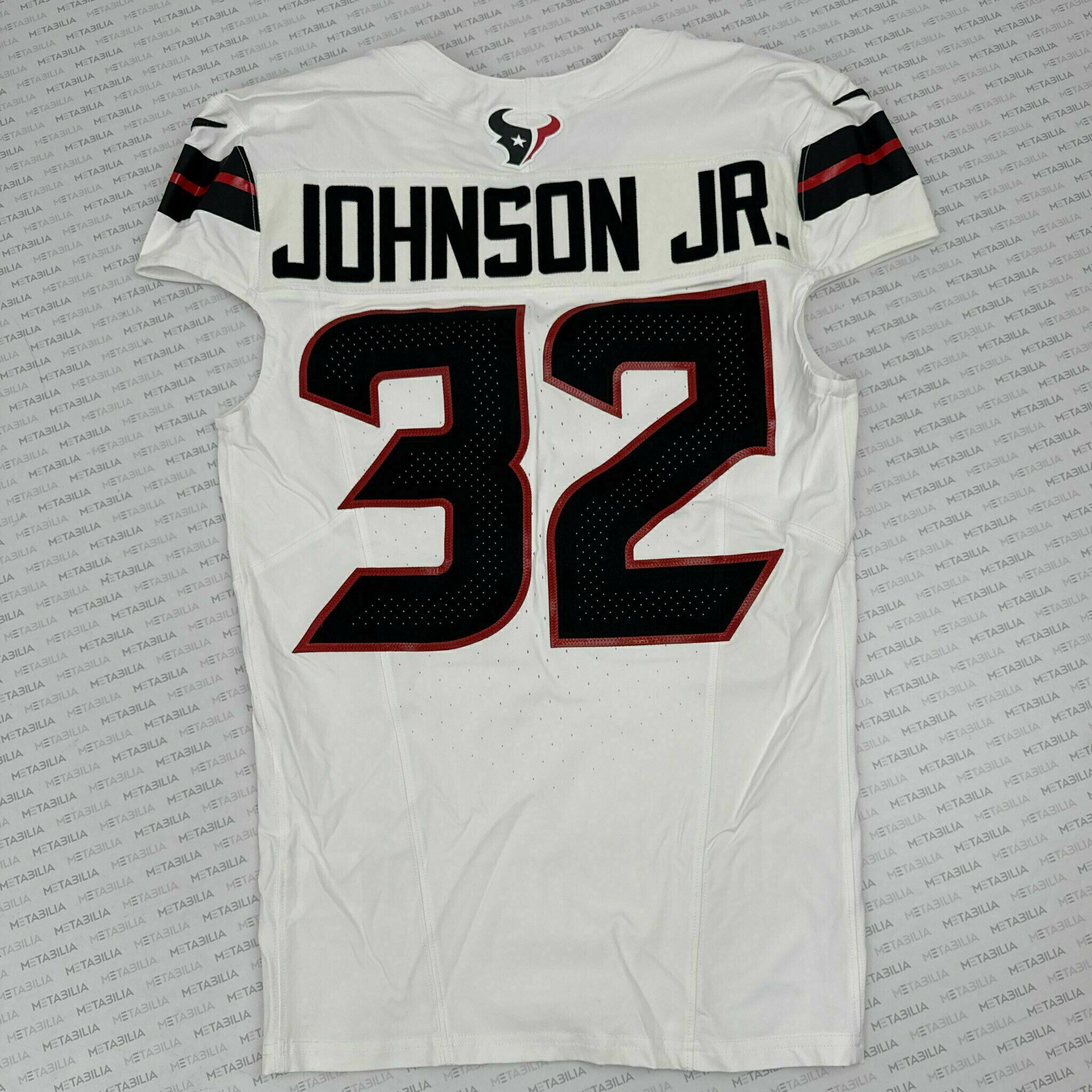 #32 Johnson Jr. Game-Issued White Jersey