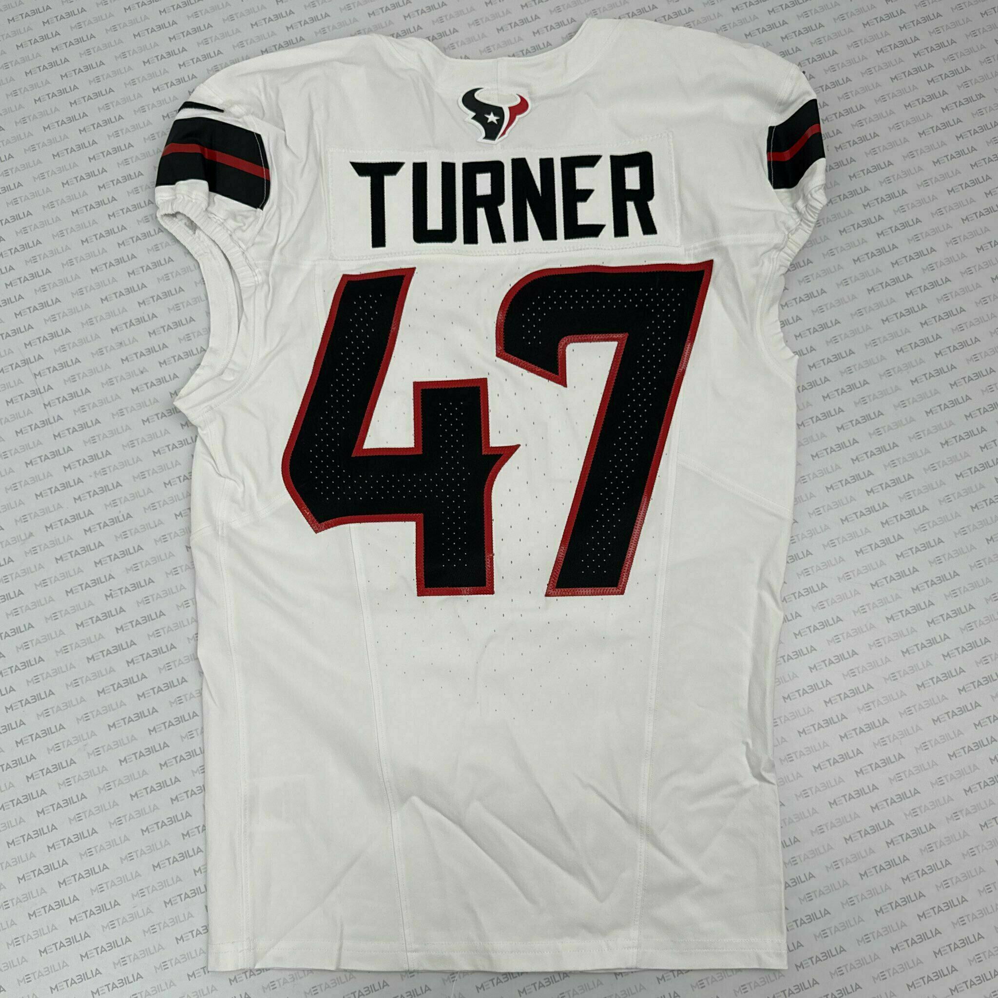 #47 Turner Game-Issued White Jersey