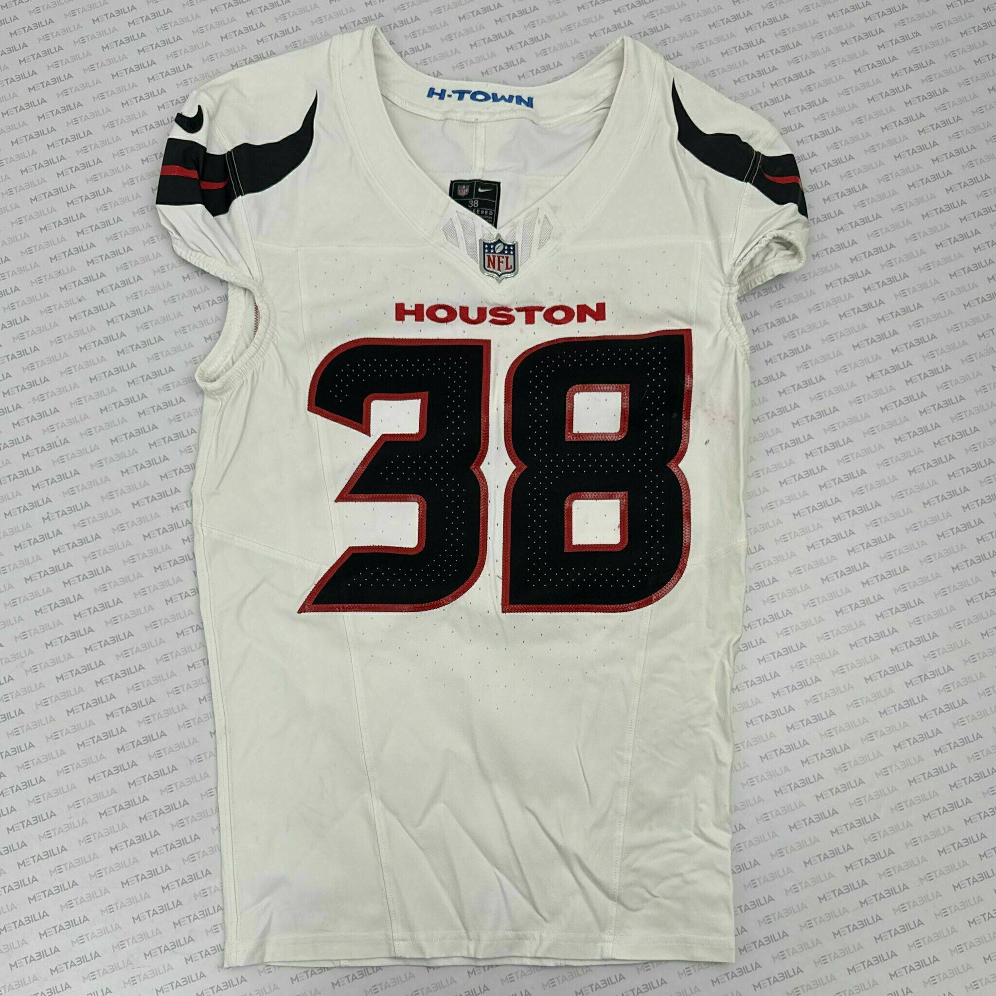 #38 Taylor Game-Issued White Jersey