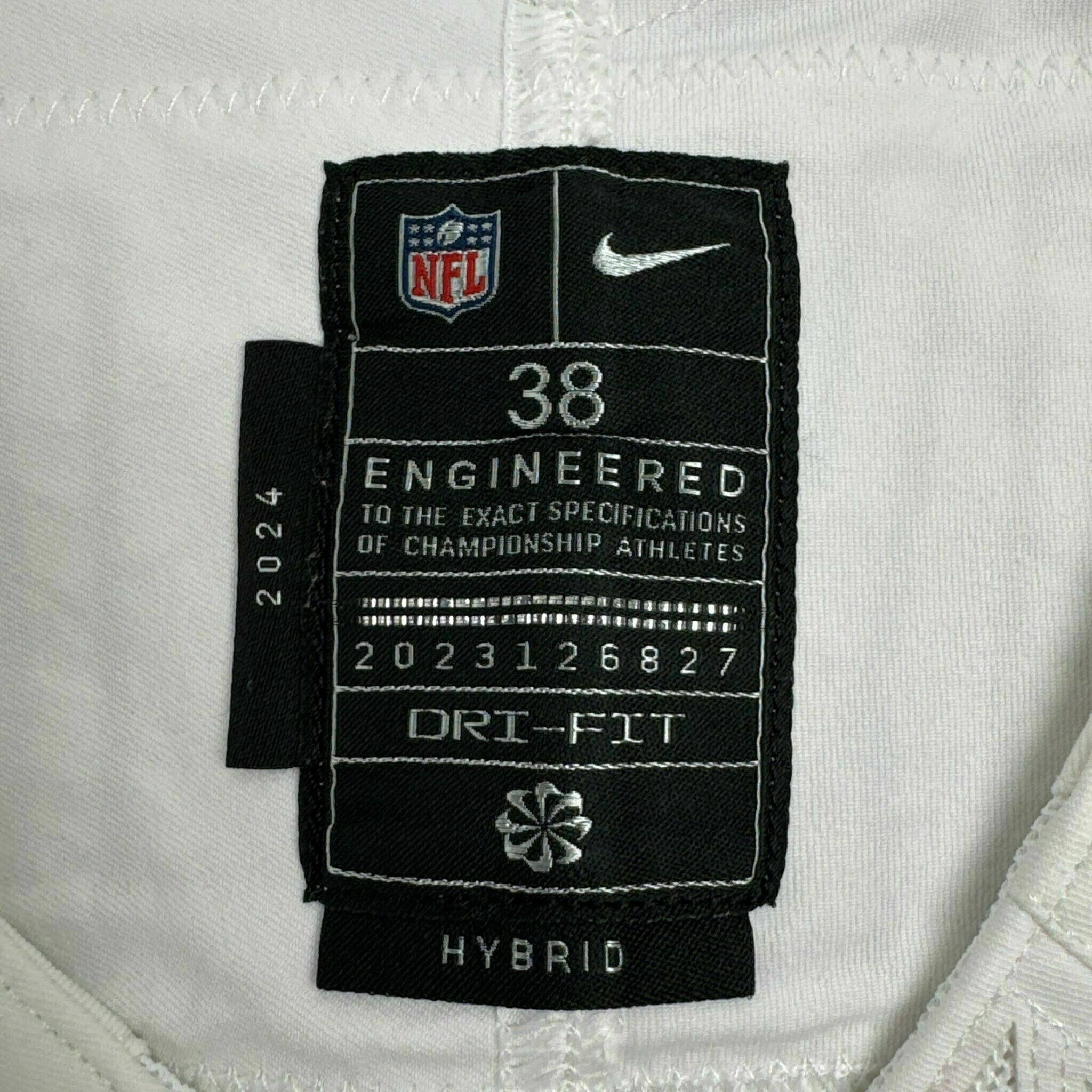 #38 Taylor Game-Issued White Jersey
