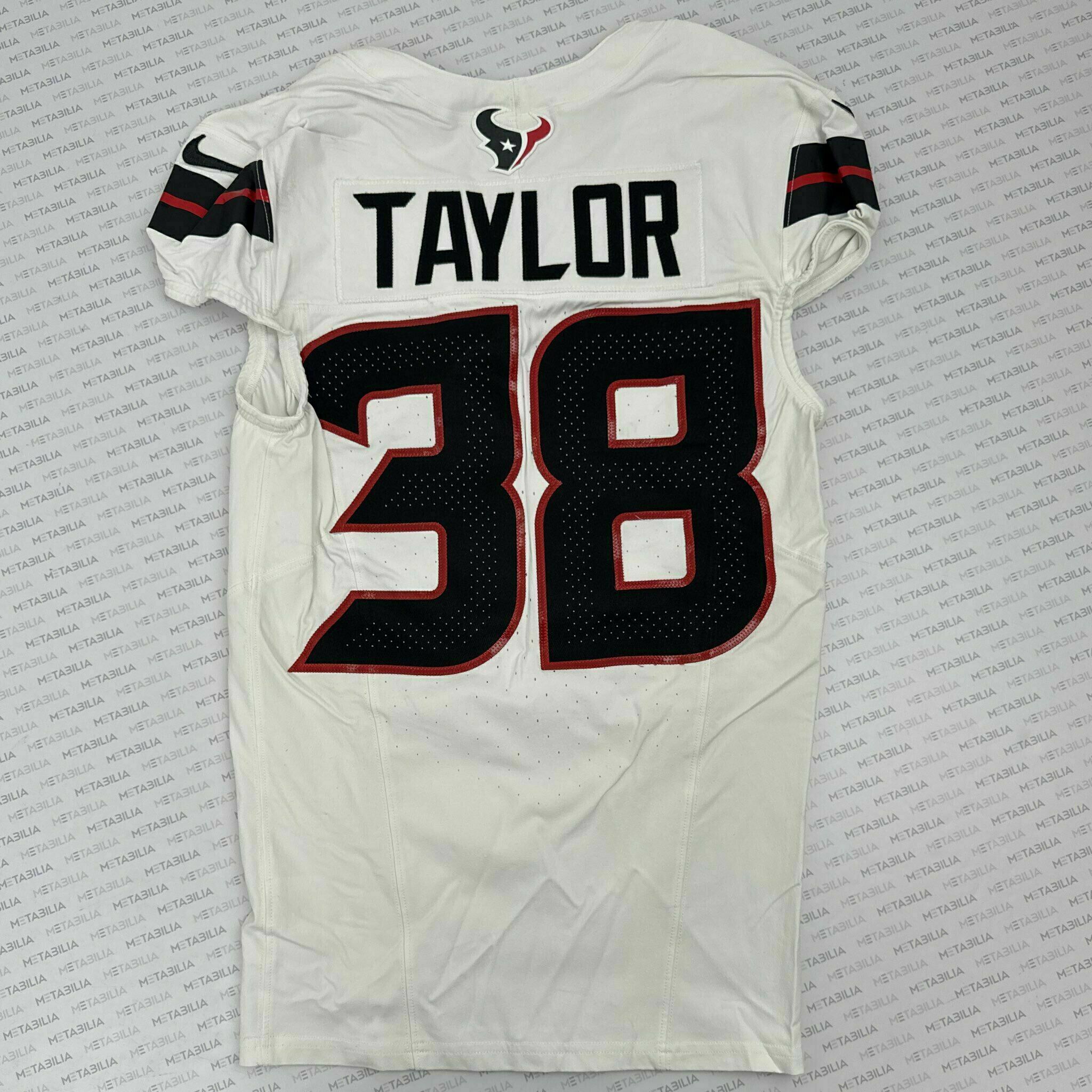 #38 Taylor Game-Issued White Jersey