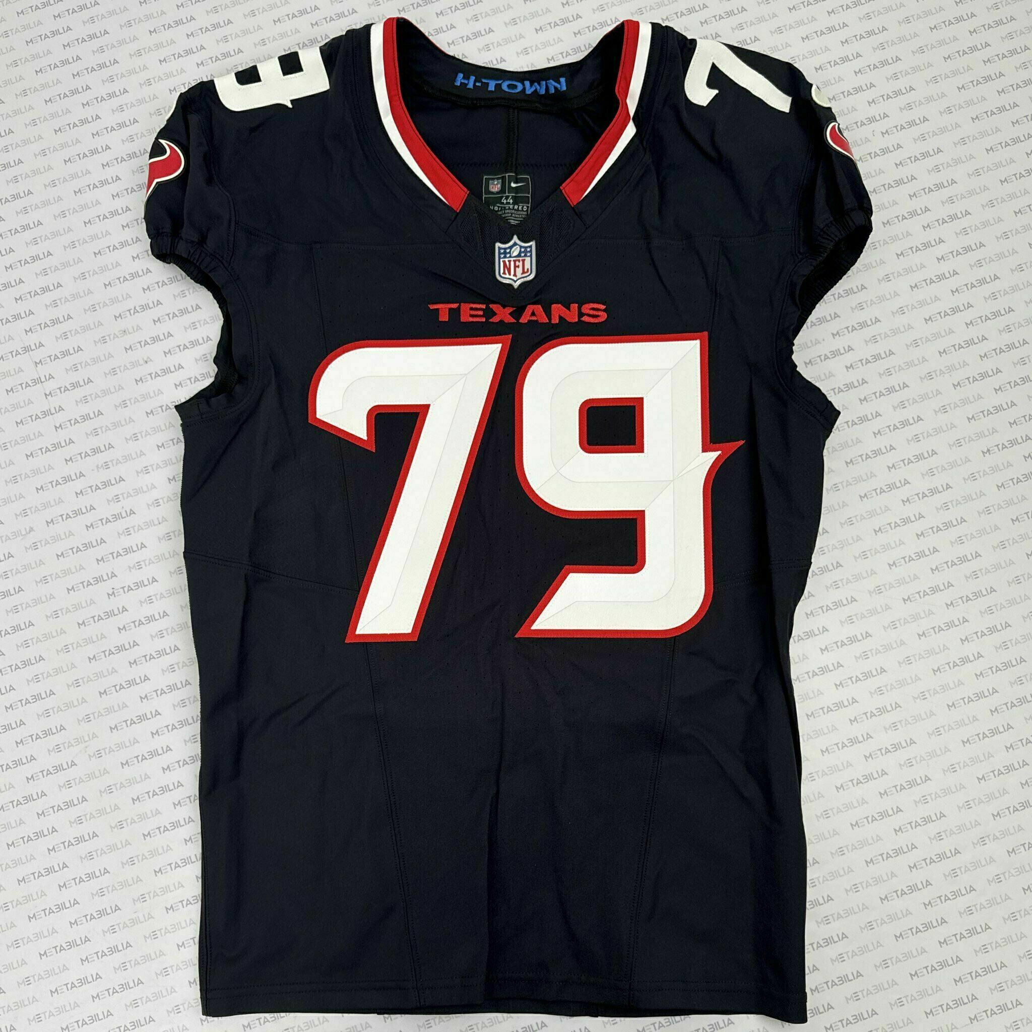 #79 Payne Game-Issued Blue Jersey