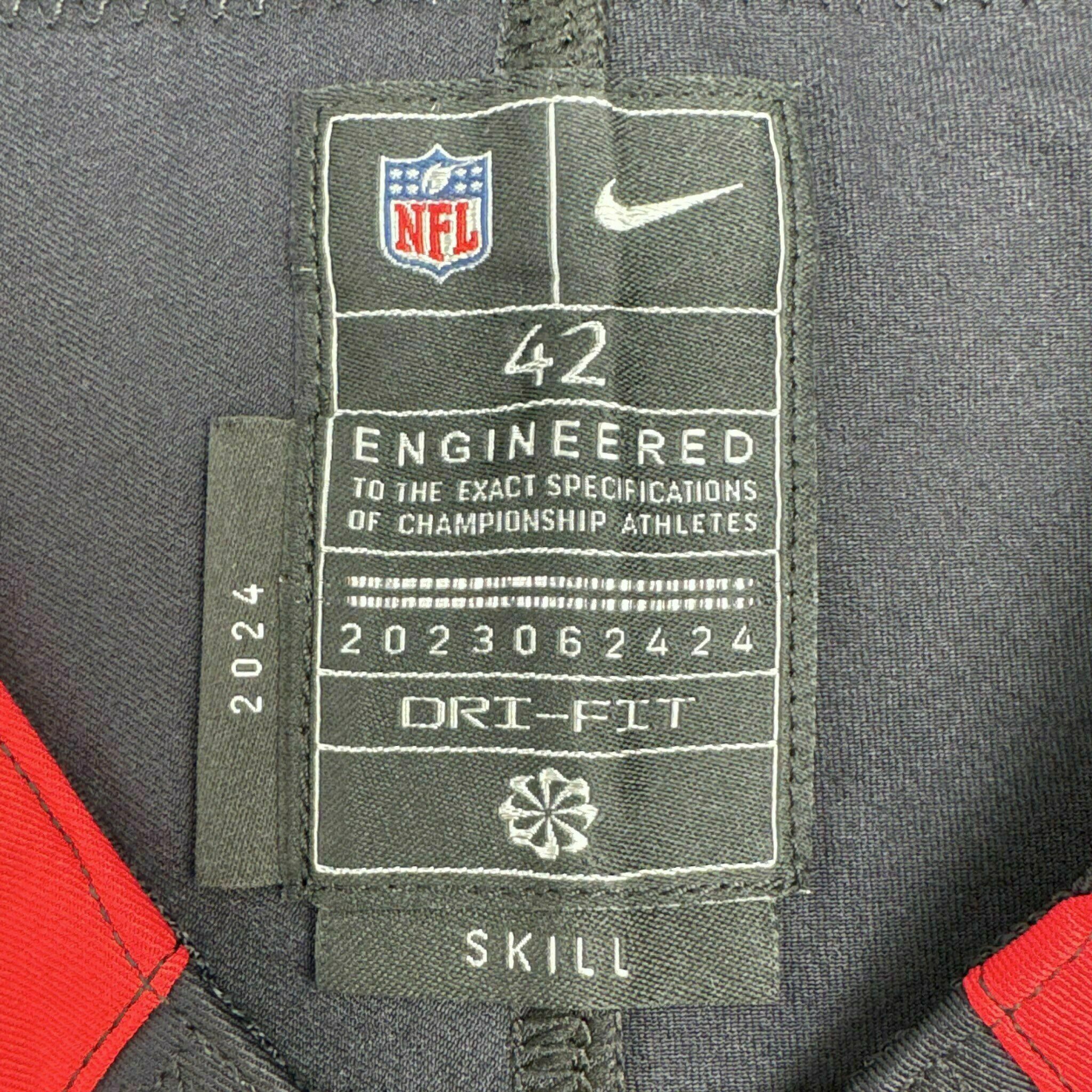 #85 Brown Game-Issued Blue Jersey