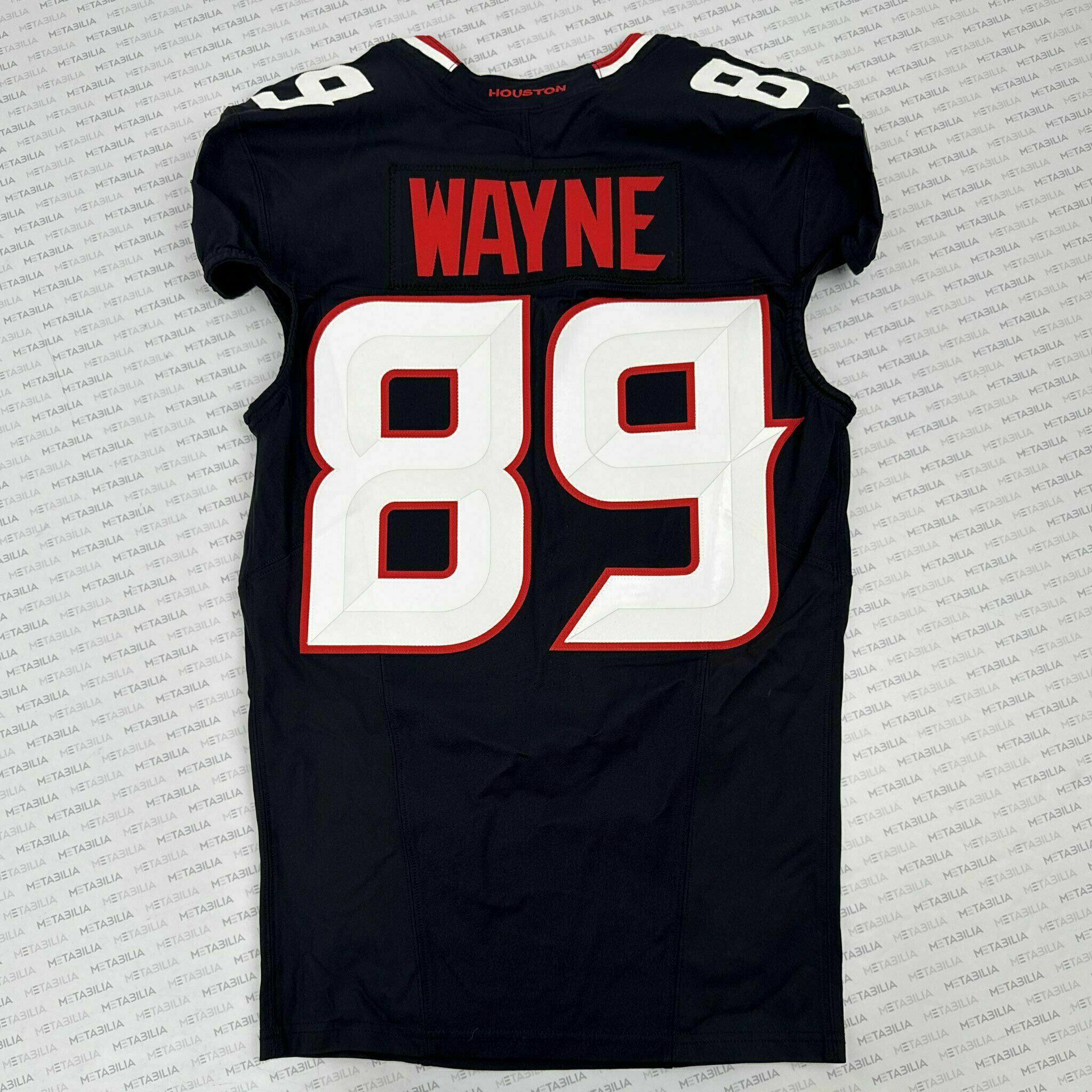 #89 Wayne Game-Issued Blue Jersey
